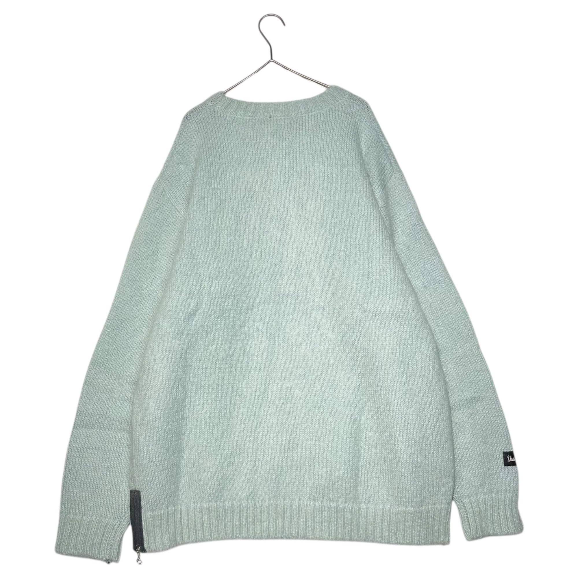 UNDERCOVERISM(アンダーカバイズム) 22AW Side Zip Mohair Knit 脇 ジップ モヘヤ ニット UI2B4904 4(L程度) ミント