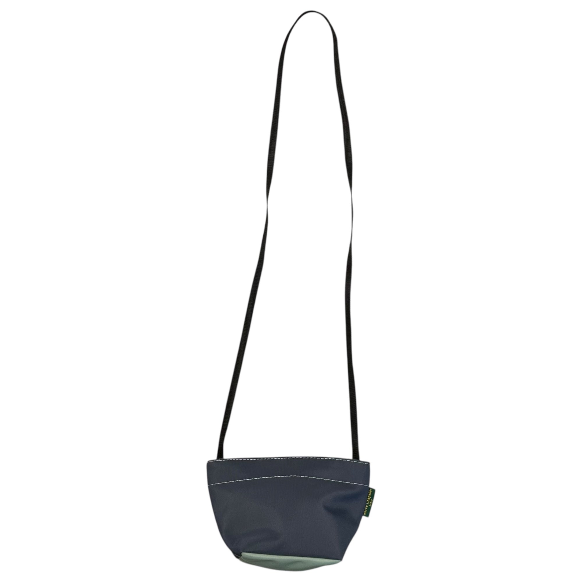 Herve Chapelier(エルベシャプリエ) Boat-shaped Shoulder Bag 舟形 ショルダー バッグ グレー
