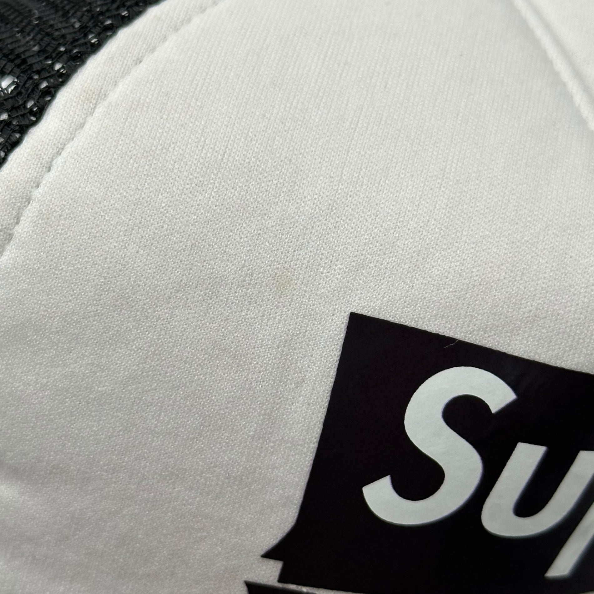 SUPREME×ANTIHERO(シュプリーム×アンタイヒーロー) 22SS Mesh Back 5-Panel メッシュ 5パネル キャップ ブラック×ホワイト コラボ 帽子