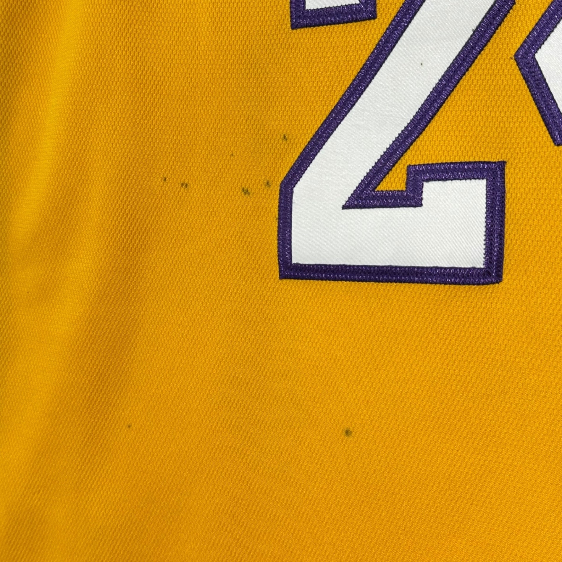 Mitchell & Ness(ミッチェル&ネス) LAKERS 24 Kobe Bryant 2008-09 Hardwood Classics Authentic Jersey コービーブライアン レイカーズ ゲーム シャツ AJY4CP19009-LAL XL イエロー×パープル ノースリーブ