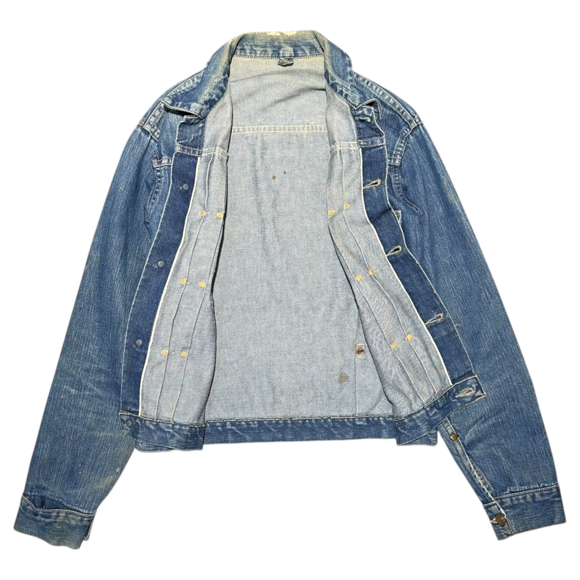VINTAGE(ヴィンテージ) 50's CORRAL TYPE 2 TRACKER DENIM JACKET トラッカー デニム ジャケット 表記無(ML程度) インディゴ 推定50年代 セカンド 2nd