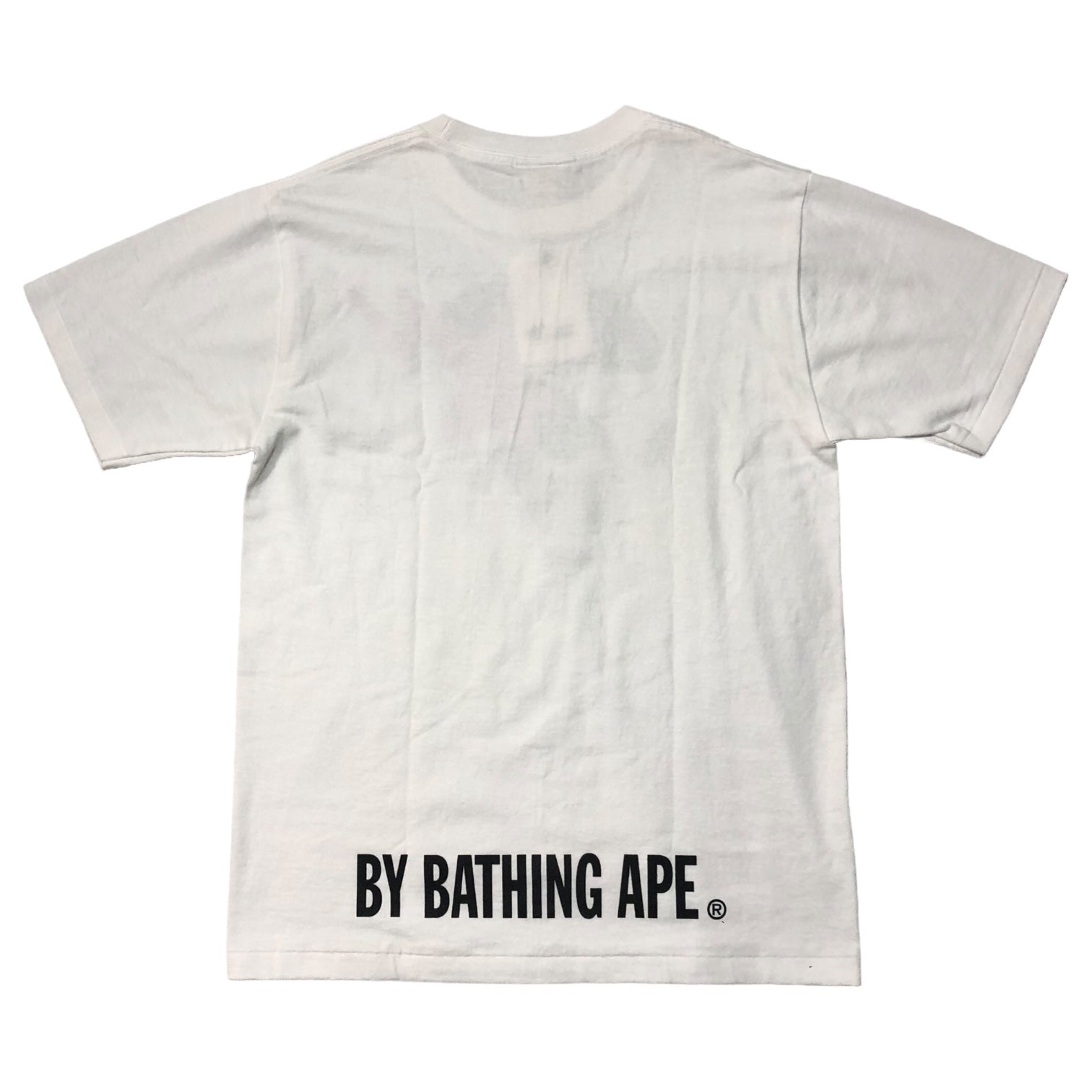 A BATHING APE(アベイシングエイプ) STA FACE Tシャツ SIZE S ホワイト×ブラック×レッド