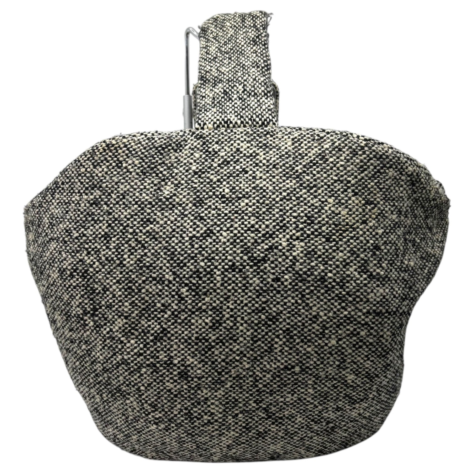 COMME des GARCONS JUNYA WATANABE(コムデギャルソンジュンヤワタナベ) Tweed Quilted Single-Handle Handbag ツイード 中綿 ワンハンドル ハンド バッグ JK042040 ホワイト×ブラック