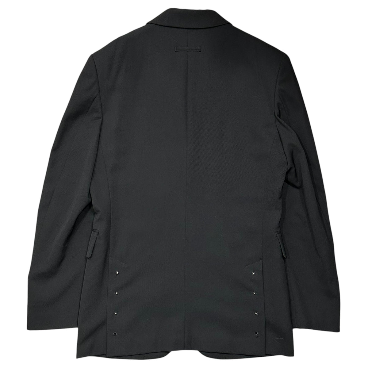 Jean Paul GAULTIER HOMME(ジャンポールゴルチエオム) 1995AW Stud-detailed tailored jacket ギボシ ボタン スタッズ テーラード ジャケット 560-5.JK.JG. 48 ブラック 90's 90年代