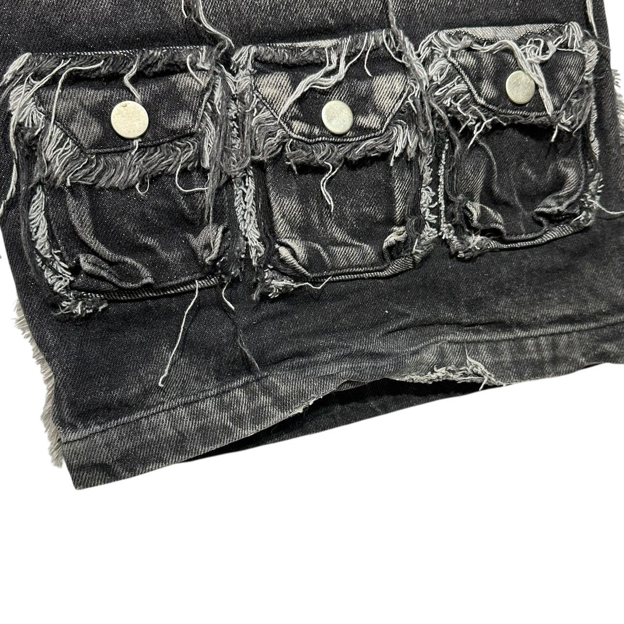 NO/FAITH STUDIOS(ノーフェイスストゥディオス) 64 POCKET PANTS (EXCLUSIVE) / GRY ポケット バギー デニム パンツ 64PP-GRY S グレー