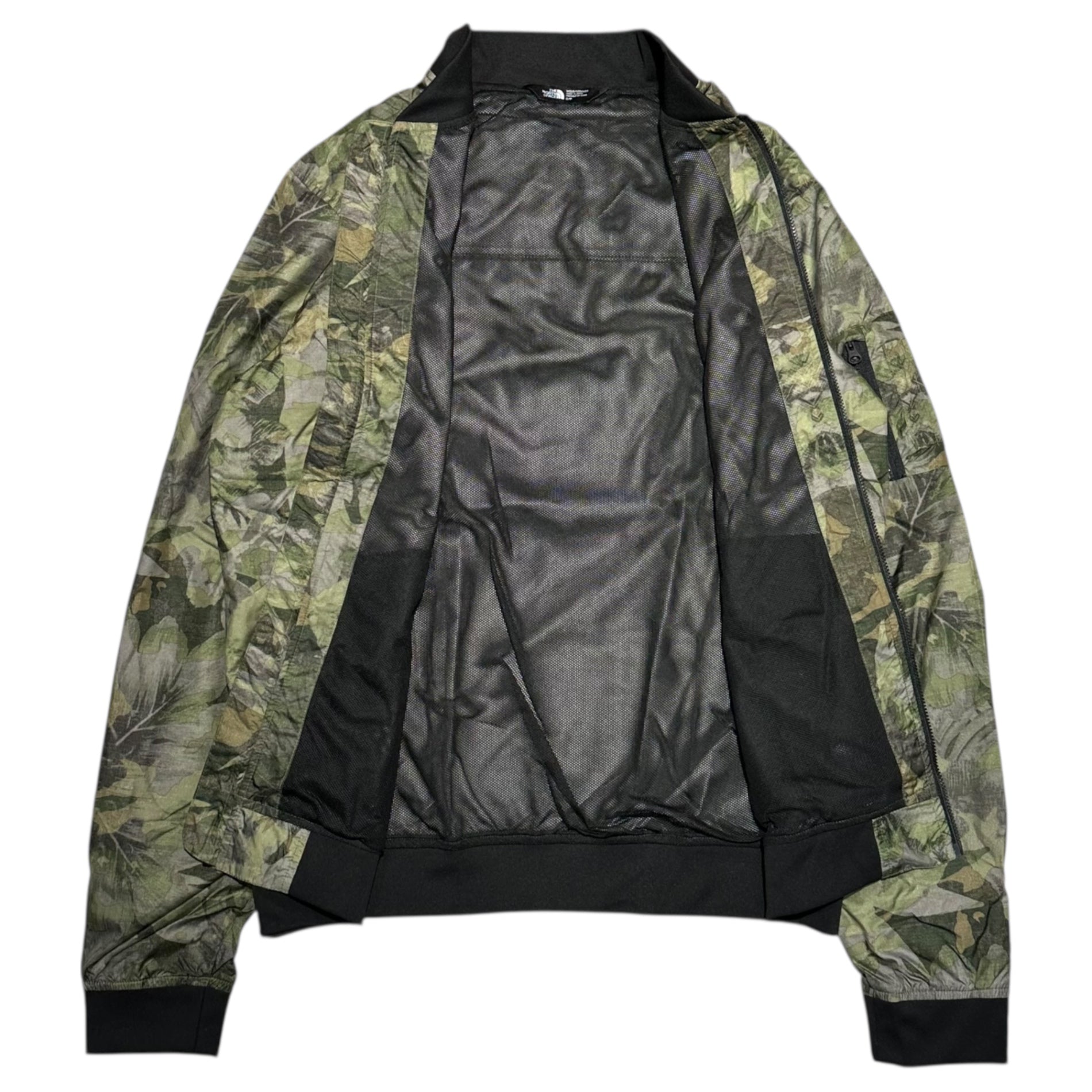 THE NORTH FACE(ノースフェイス) Camouflage Bomber Jacket カモフラ ボンバー ジャケット NF0A3MHM S グリーン×ブラック ブルゾン