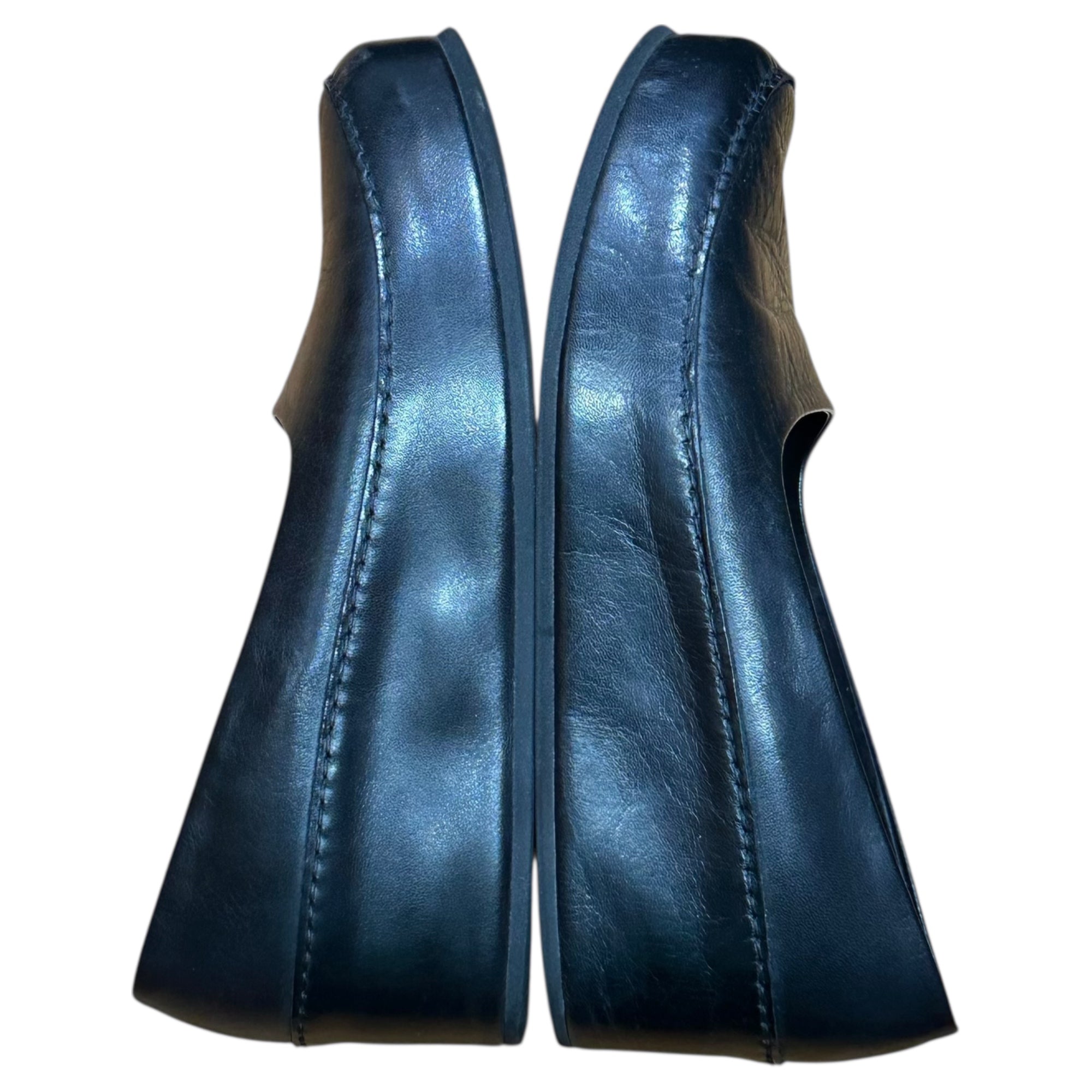 Y's(ワイズ) Platform Flats All Leather 厚底 オール レザー フラットシューズ パンプス YM-E05-761-2-3 3(23.5cm程度) ブラック