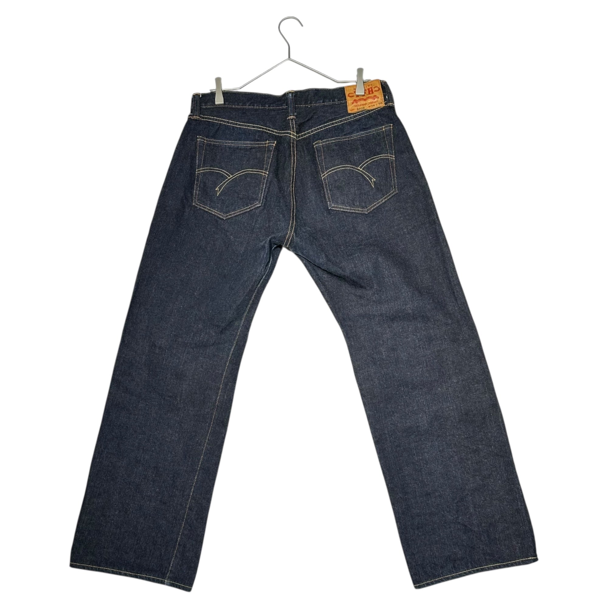 THE FLAT HEAD(ザフラットヘッド) 14.5oz Selvage Straight Denim Pants セルビッチ ストレート デニム パンツ 3006 36 インディゴ