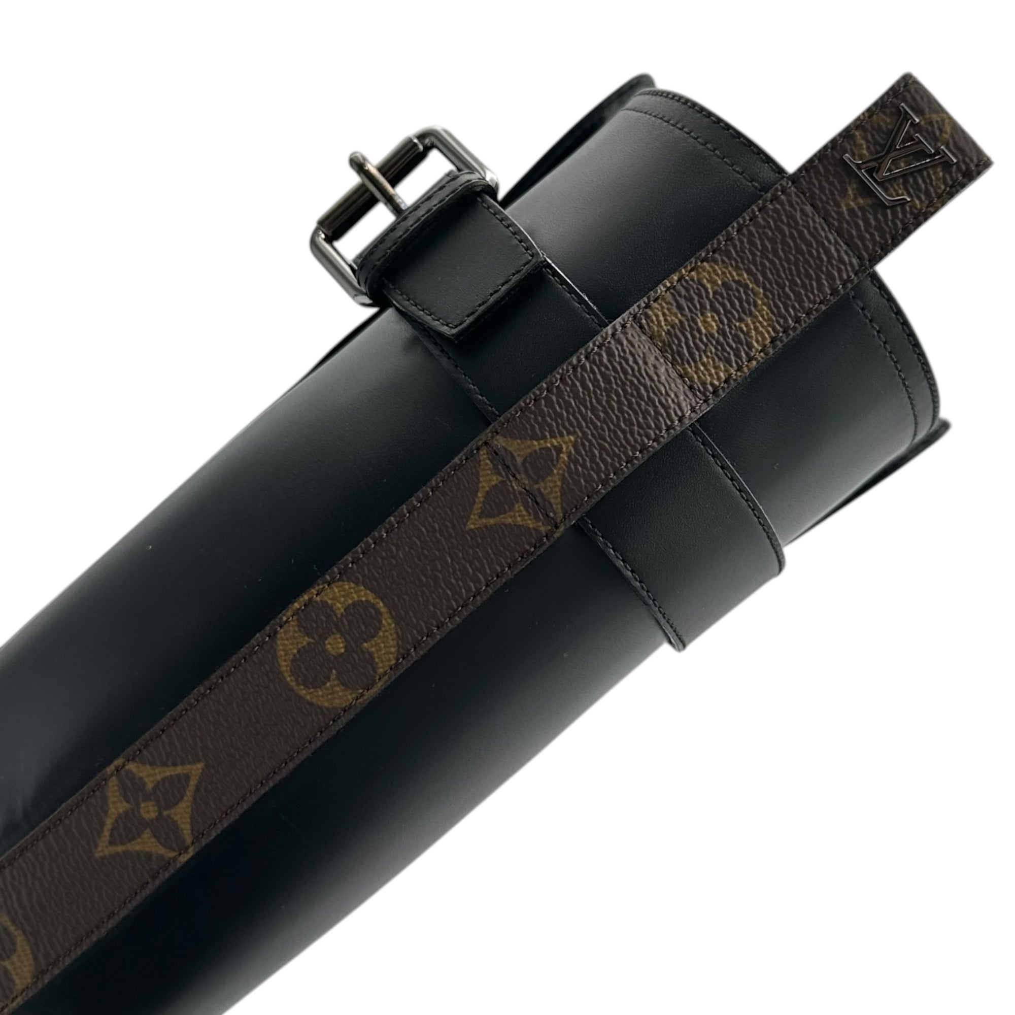 LOUIS VUITTON(ルイヴィトン) 24AW LV Beaubourg High Boot ボブール ライン ロング ブーツ カーフ 製造番号：MA0254 36(23cm程度) ブラック×ブラウン