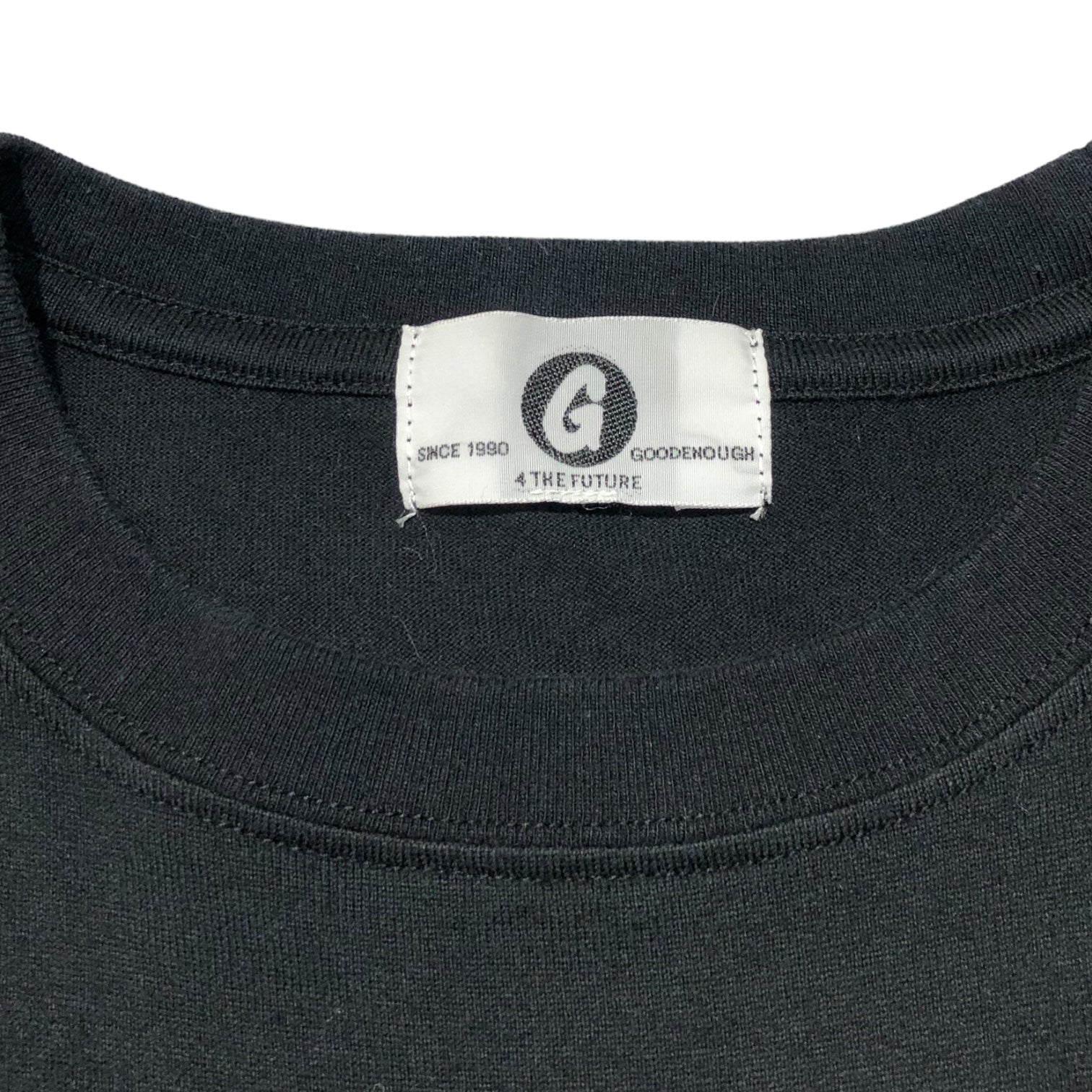 GOODENOUGH(グッドイナフ) THIS MACHINE KILLS FASCISTS Tシャツ S ブラック×レッド 品質表示タグ切れ