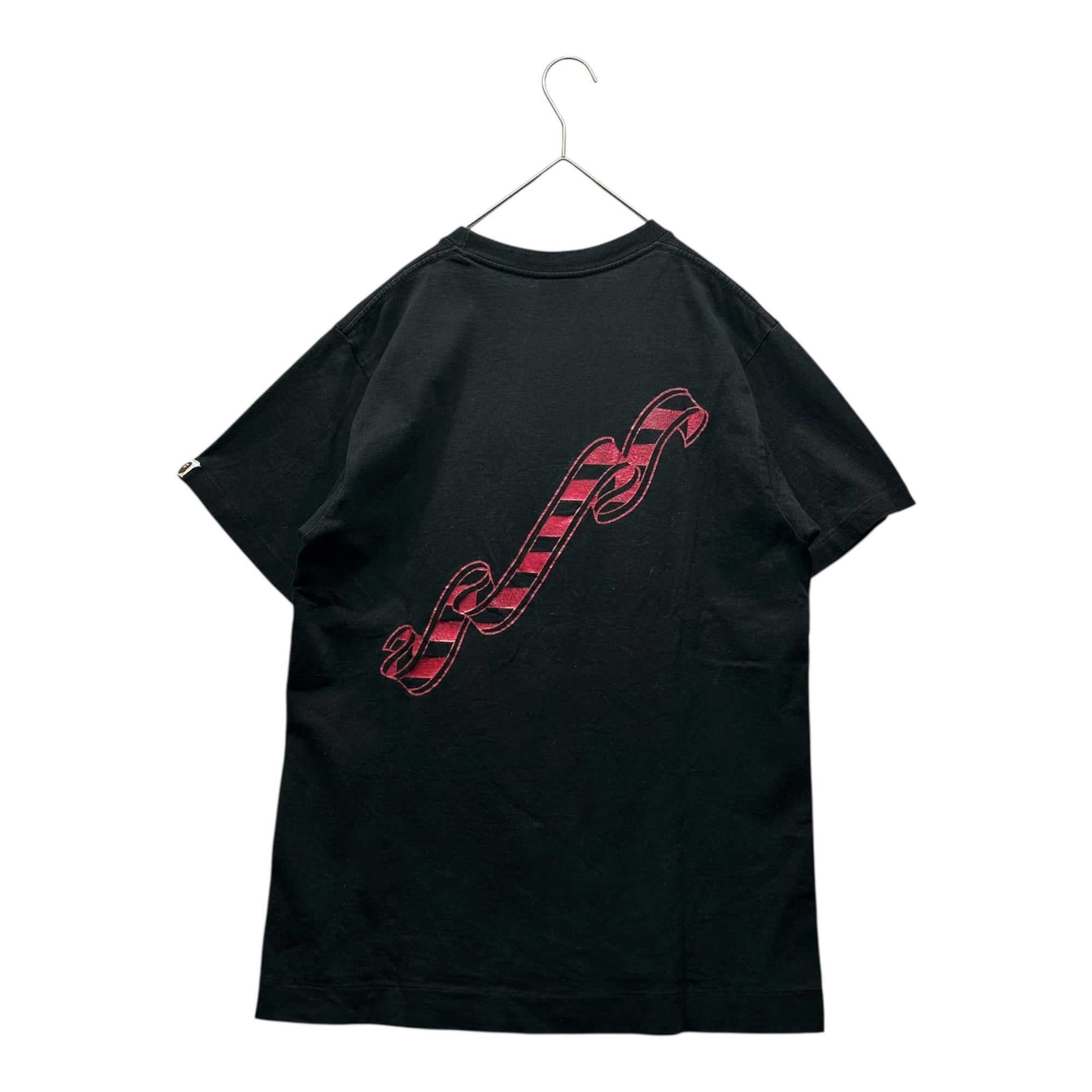 A BATHING APE(アベイシングエイプ) 90~00's STAR GIRL T-SHIRT スター ガール Tシャツ 90~00年代 M ブラック×ホワイト×レッド