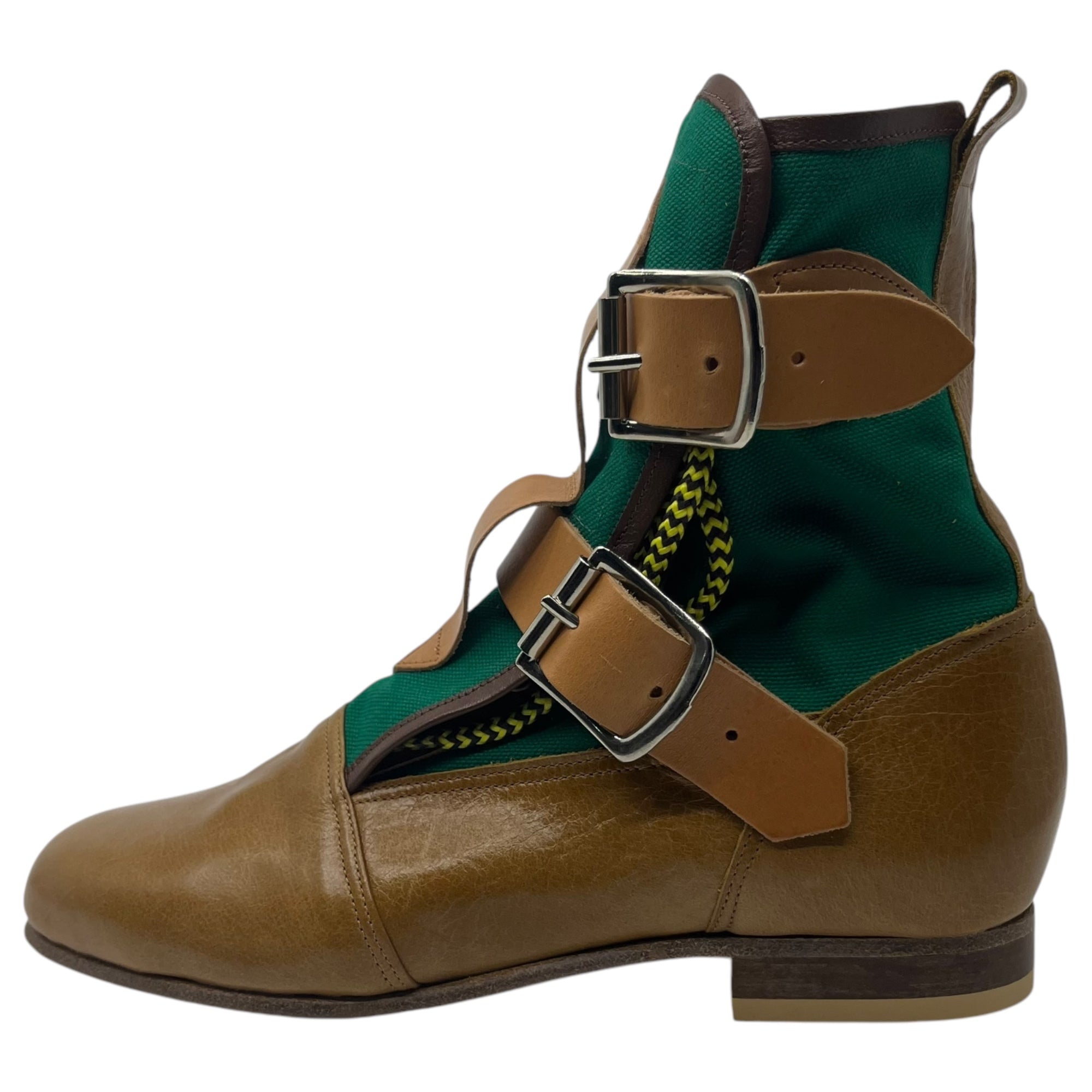 Vivienne Westwood(ヴィヴィアンウエストウッド) seditionaries boots セディショナリーズ ブーツ 4(23.5cm) ブラウン×グリーン 箱付