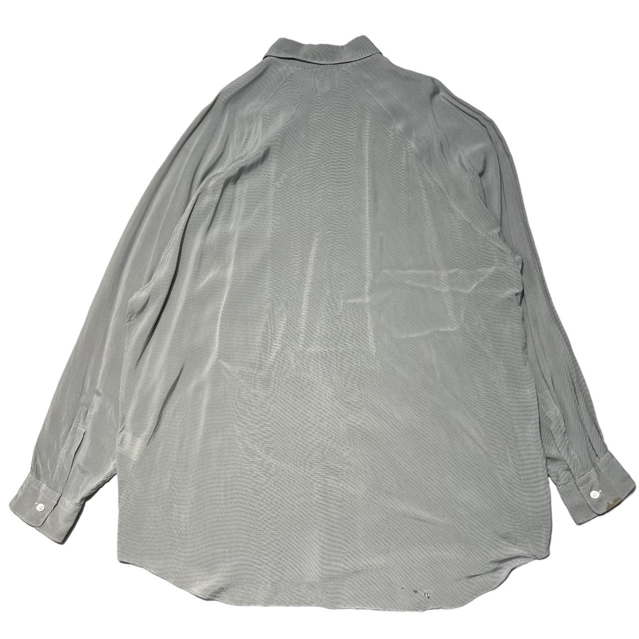 COMME des GARCONS HOMME(コムデギャルソンオム) 80's  raglan sleeve rayon shirt ラグランスリーブレーヨンシャツ HB-050180 XL程度 グレー 本人期