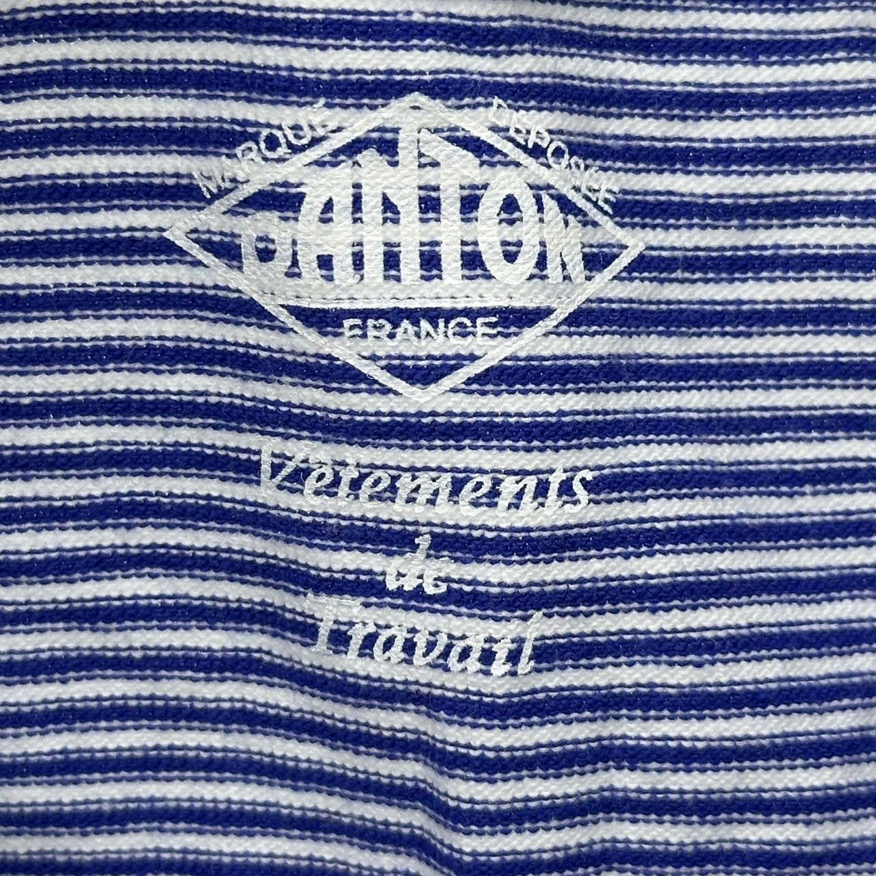 DANTON(ダントン) Crew Neck Striped Pocket T-Shirt クルーネック ボーダー ポケット Tシャツ 17S-HS-001 36(S程度) ブルー×ホワイト