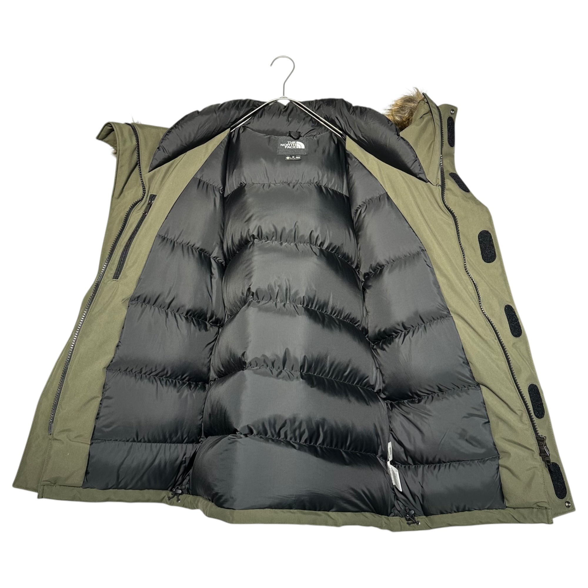 THE NORTH FACE(ノースフェイス) ANTARCTICA PARKA アンタークティカ パーカ ND92032 S オリーブ ファー ダウン ジャケット