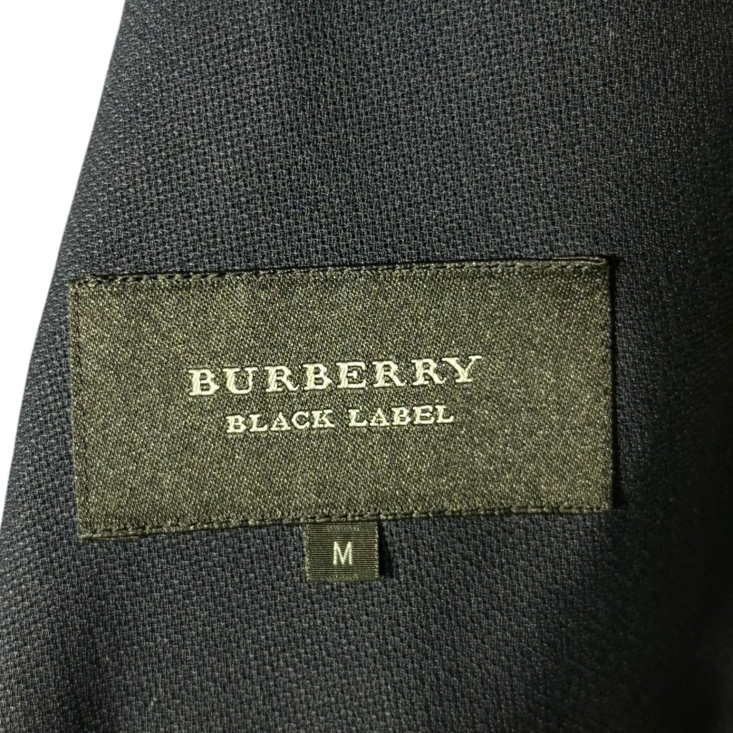 BURBERRY BLACK LABEL(バーバリーブラックレーベル) 2B Tailored Jacket 2B テーラード ジャケット D1E00-999 M ネイビー 夏用