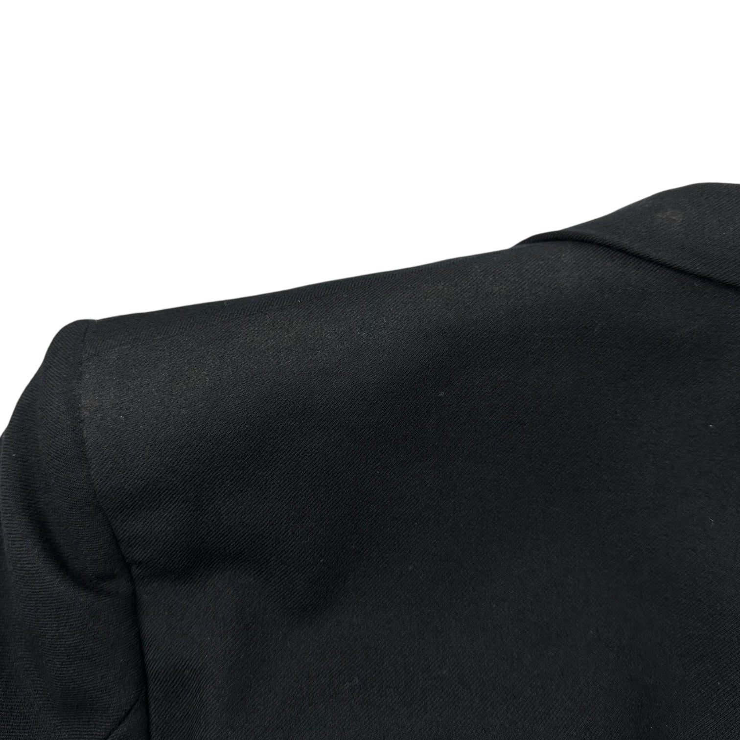 COMME des GARCONS HOMME(コムデギャルソンオム) 70’s~80's  2B Wool Tailored Jacket デカオム 2B ウール テーラード ジャケット HS-09010 S ブラック 70年代～80年代 アーカイブ