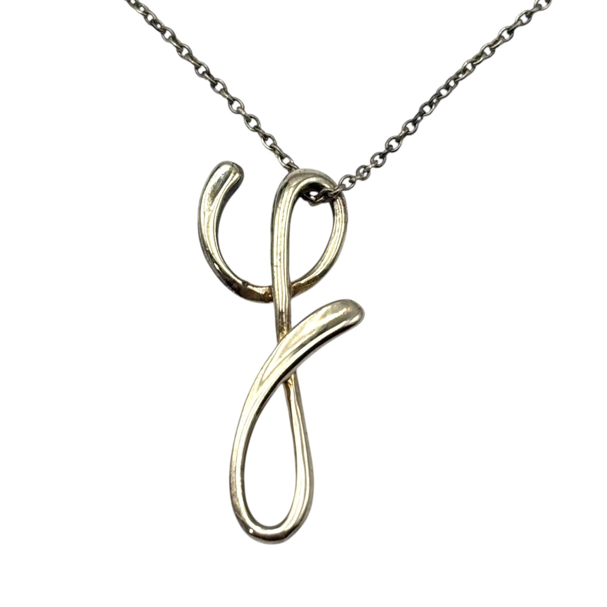 TIFFANY & CO.(ティファニー) Alphabet Initial “Y” Top Necklace