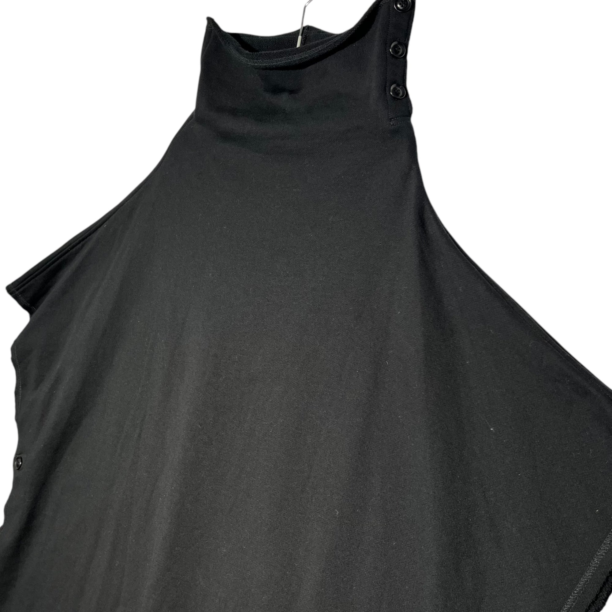 s'yte YOHJI YAMAMOTO(サイト ヨウジヤマモト) High neck sleeveless sweat poncho ハイネック  ノースリーブ スウェット ポンチョ UK-T68-045 M ブラック