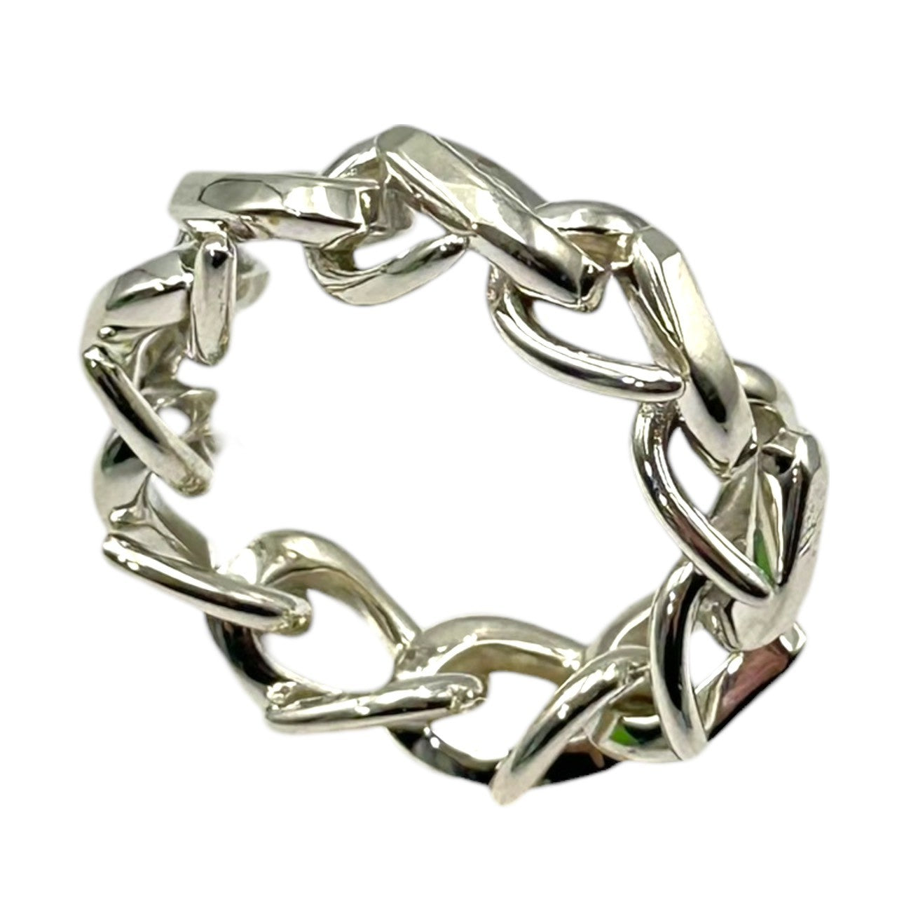 TIFFANY & CO.(ティファニー) Forge Link Ring フォージ リンク リング 19号 シルバー