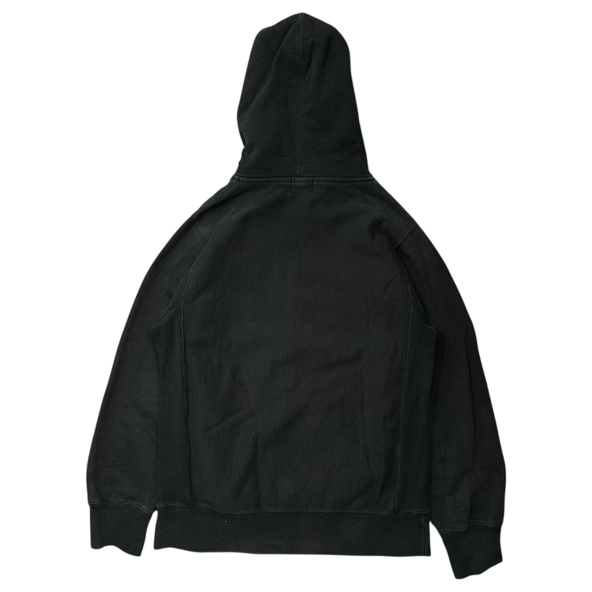 STUSSY(ステューシー) N°4 Python Logo Print Hoodie パイソン ロゴ プリント パーカー S ブラック