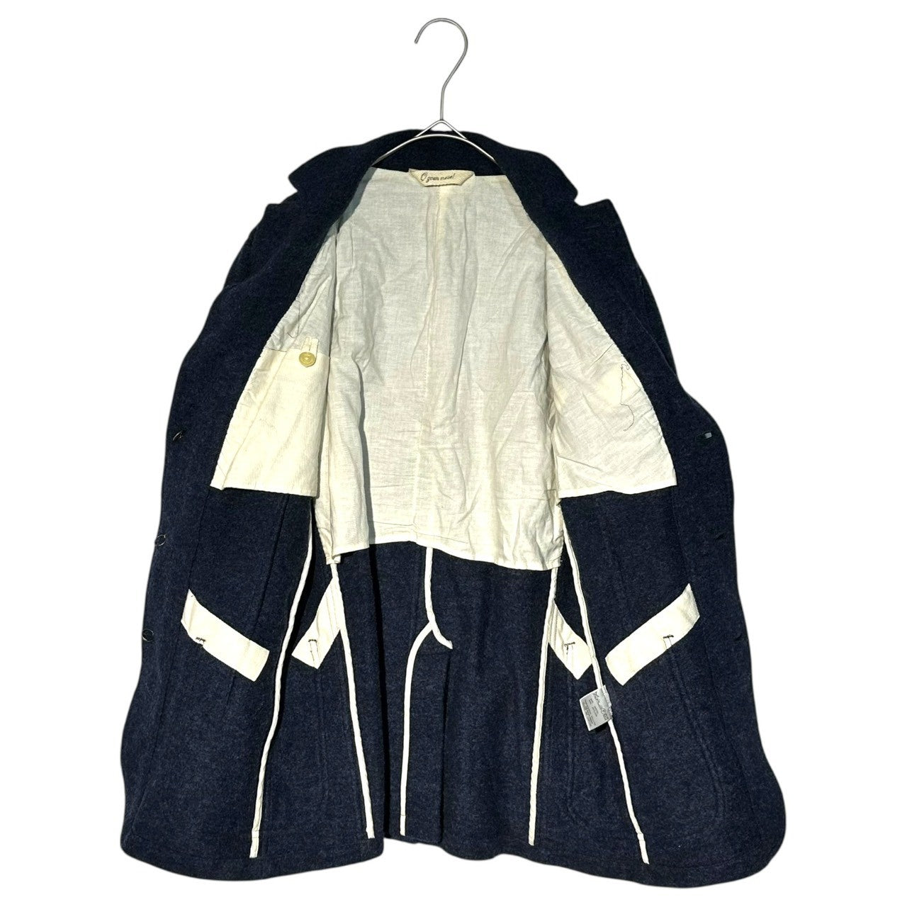 O gran naso !(オーグランナーゾ) Wool jacket setup ウール ジャケット セットアップ S ネイビー ジョガー テーラード 日本製