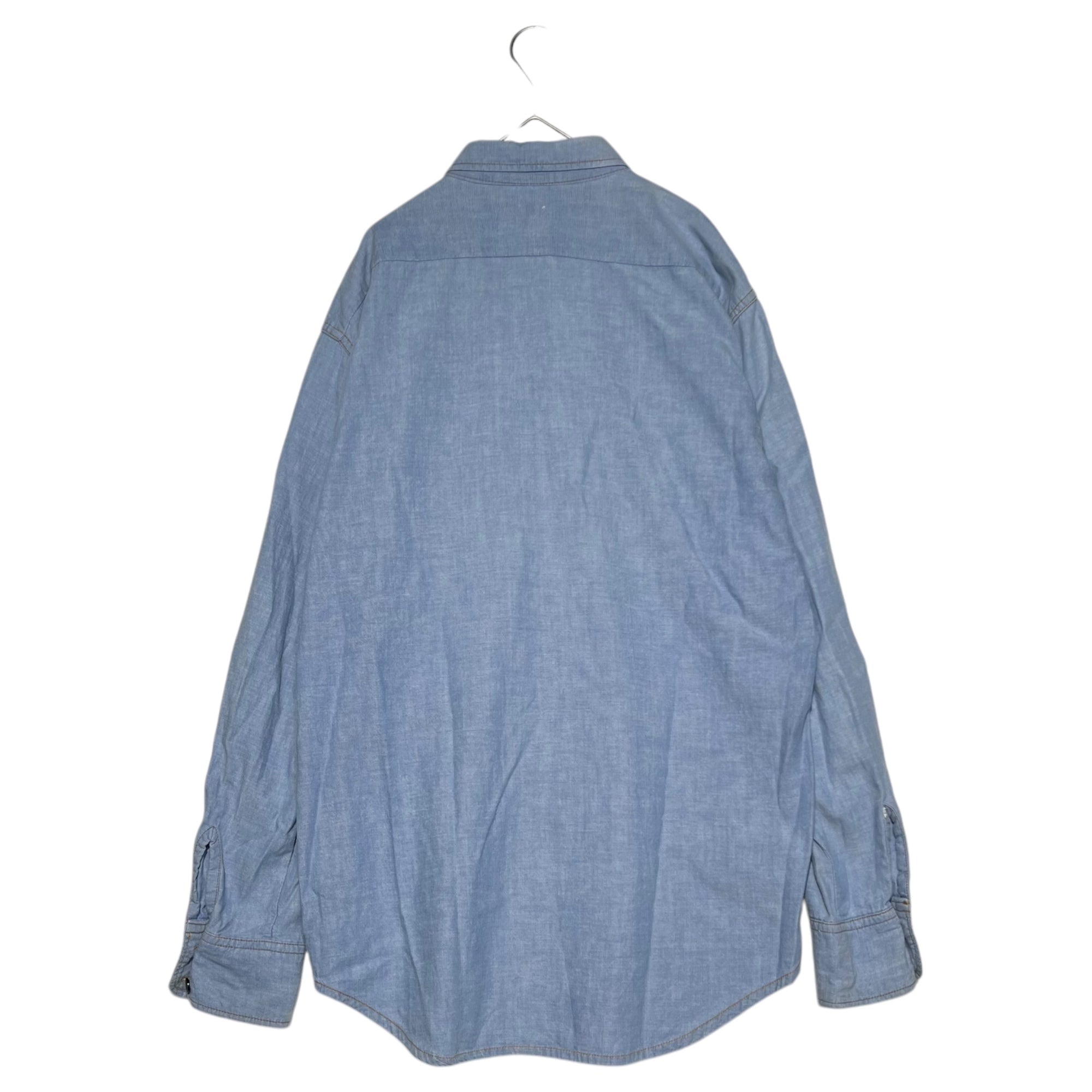 Levi's(リーバイス) 80's chambray shirt シャンブレー シャツ 長袖 80年代 S~M程度 ライトインディゴ