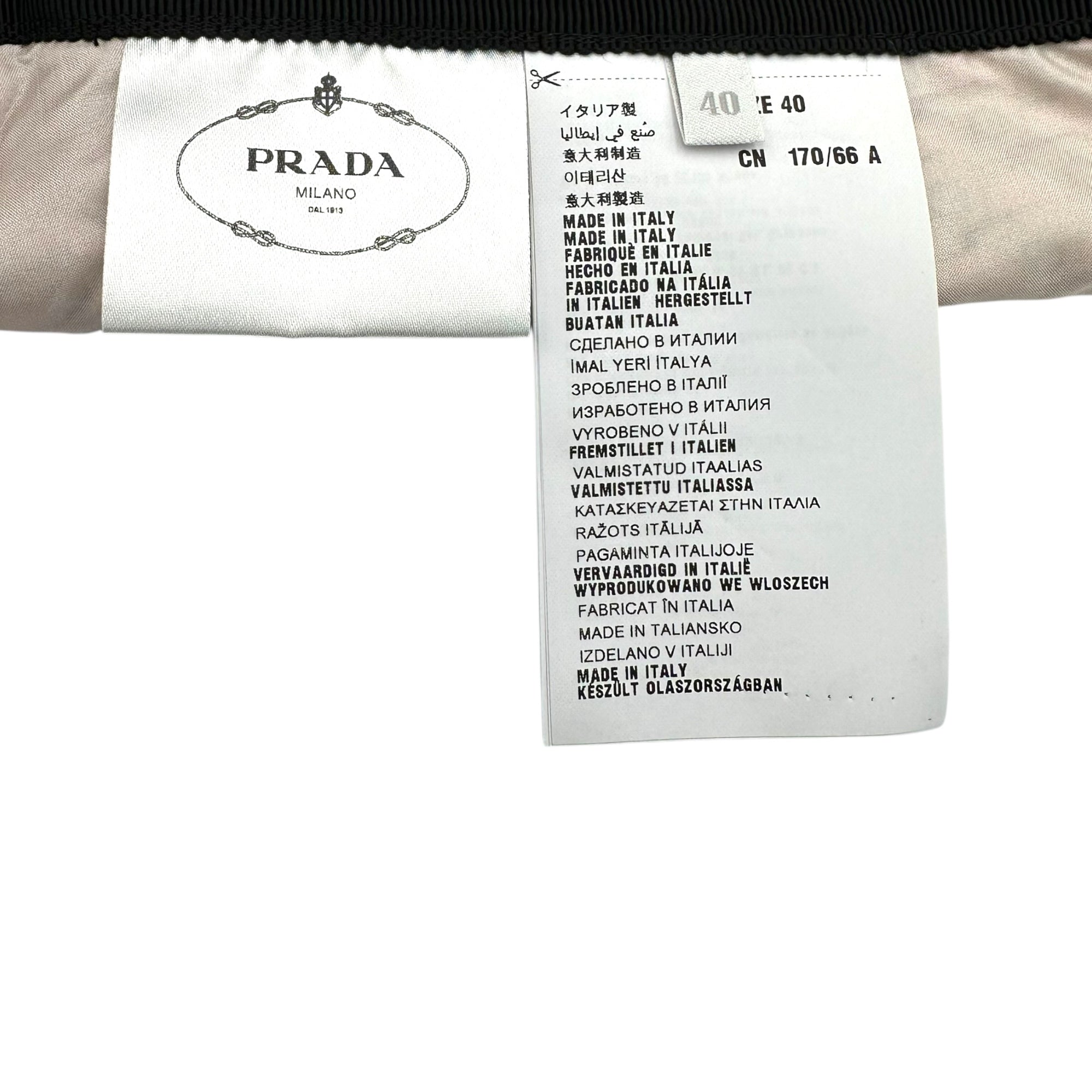 PRADA(プラダ) Pink Dot Silk print skirt シルク ピンク ドット プリント スカート 627309 ZAD90 4778 40(L程度) ピンク×ホワイト