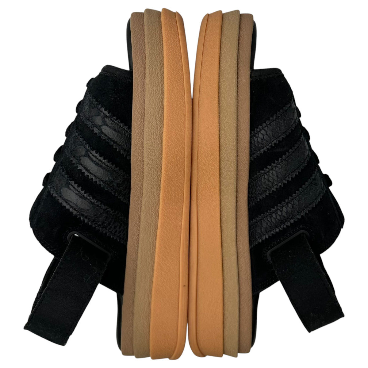 adidas(アディダス) GAZELLE BOLD SANDALS ガゼル ボールド サンダル HQ4688 24.5cm ブラック