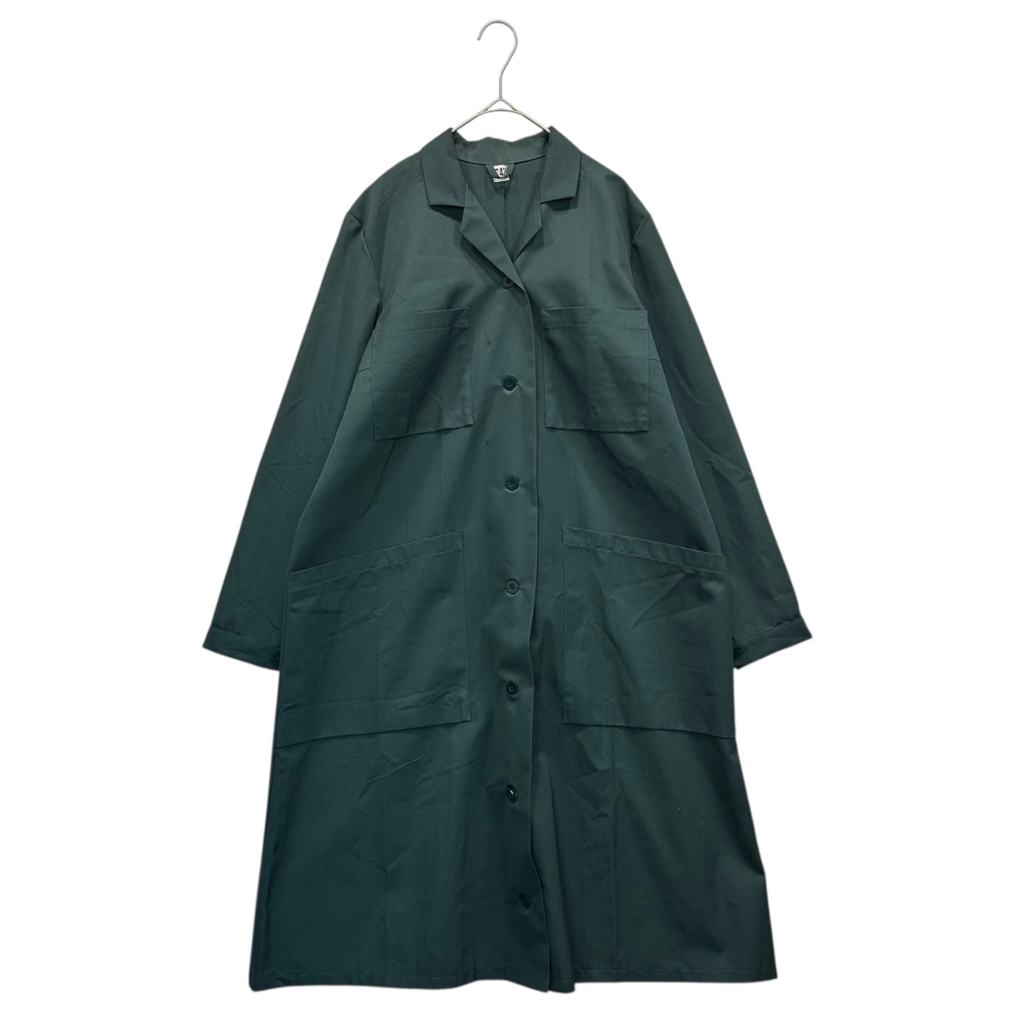 Swedish Military(スウェーデン軍) 70’s~80's Vintage Medical Coat ヴィンテージ メディカル ガウン コート C42(Mサイズ程度) グリーン サージカル ホスピタル ワンピース EURO