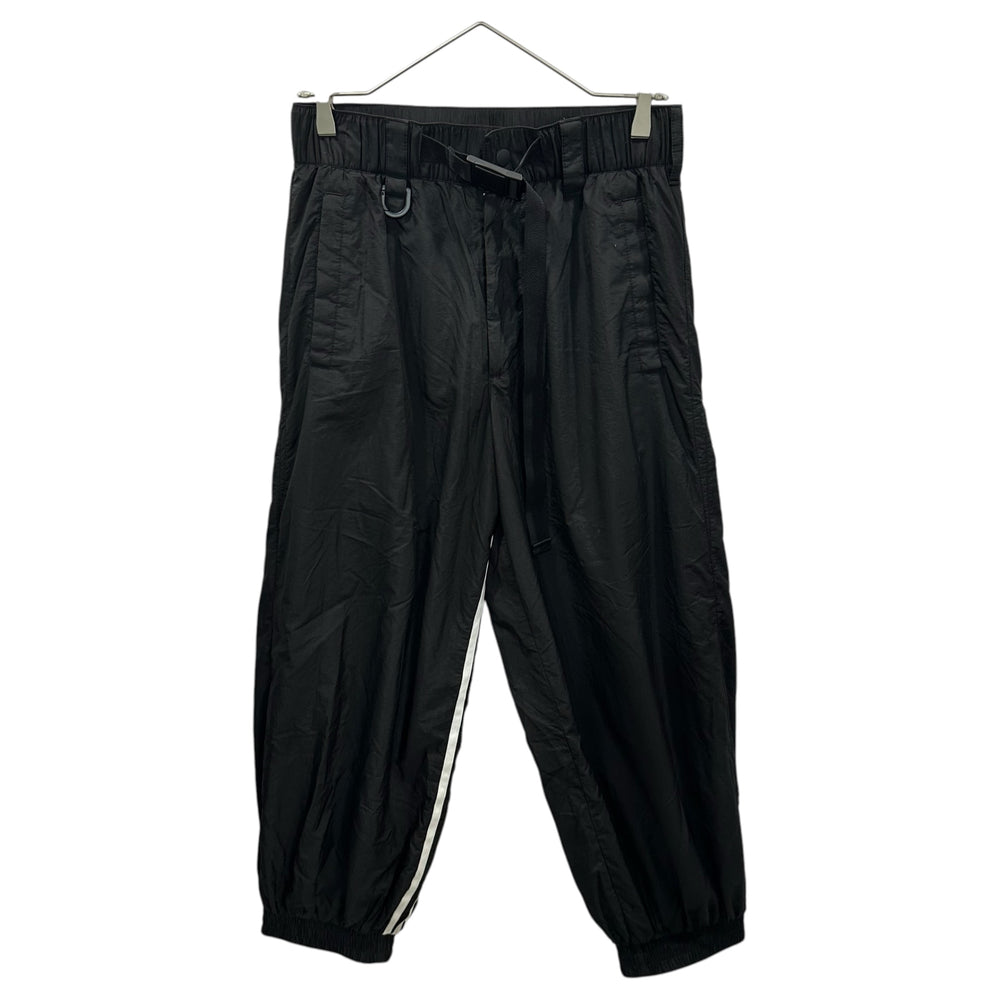 Y-3(ワイスリー) 2025SS 3-STRIPES NYLON SHELL PANTS  3ストライプ ナイロン パンツ JD5998 S ブラック トラック