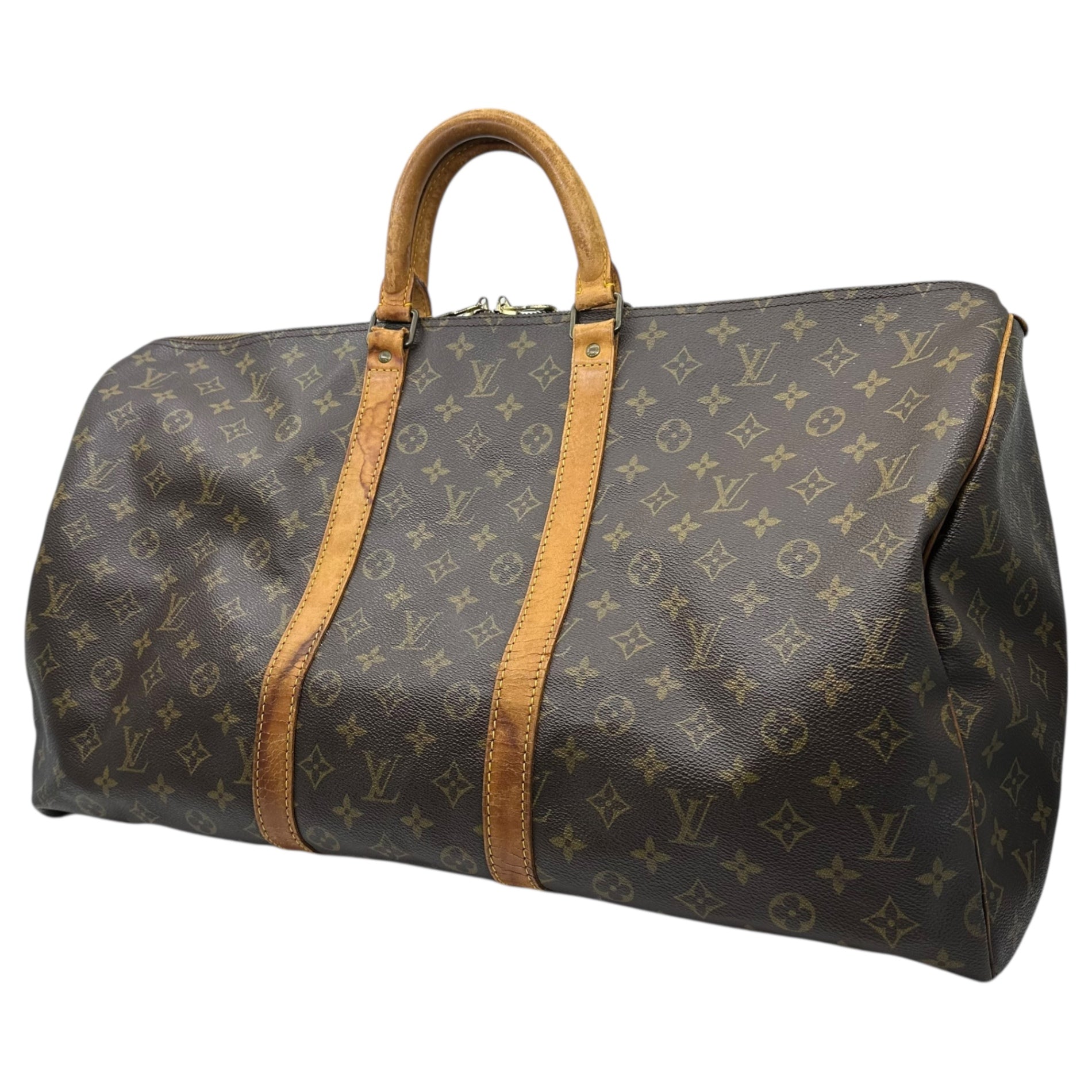 LOUIS VUITTON(ルイヴィトン) 80's Keypor 55 キーポル 55 55 ブラウン 1989年製造 80年代 ヴィンテージ ボストン バッグ
