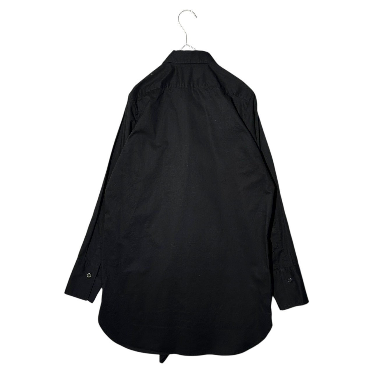 Y's PINK(ワイズ ピンク) 11SS Bow tie design regular collar cotton long sleeves shirt ボウタイデザイン レギュラーカラー コットン 長袖 シャツ YG-B22-001 2(M程度) ブラック