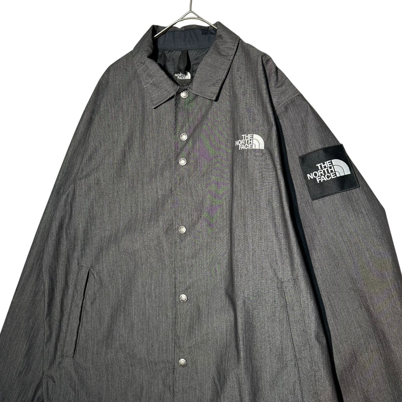 THE NORTH FACE(ノースフェイス) GTX Denim Coach Jacket デニム コーチ ジャケット NP12042 XL グレー