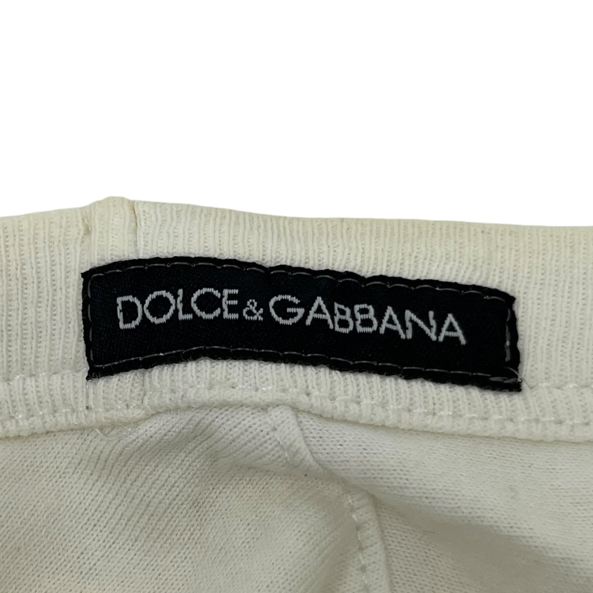 DOLCE&GABBANA(ドルチェ&ガッバーナドルガバ) news paper t-shirt ニュースペーパー Tシャツ G8E18T/G7L75 ホワイト