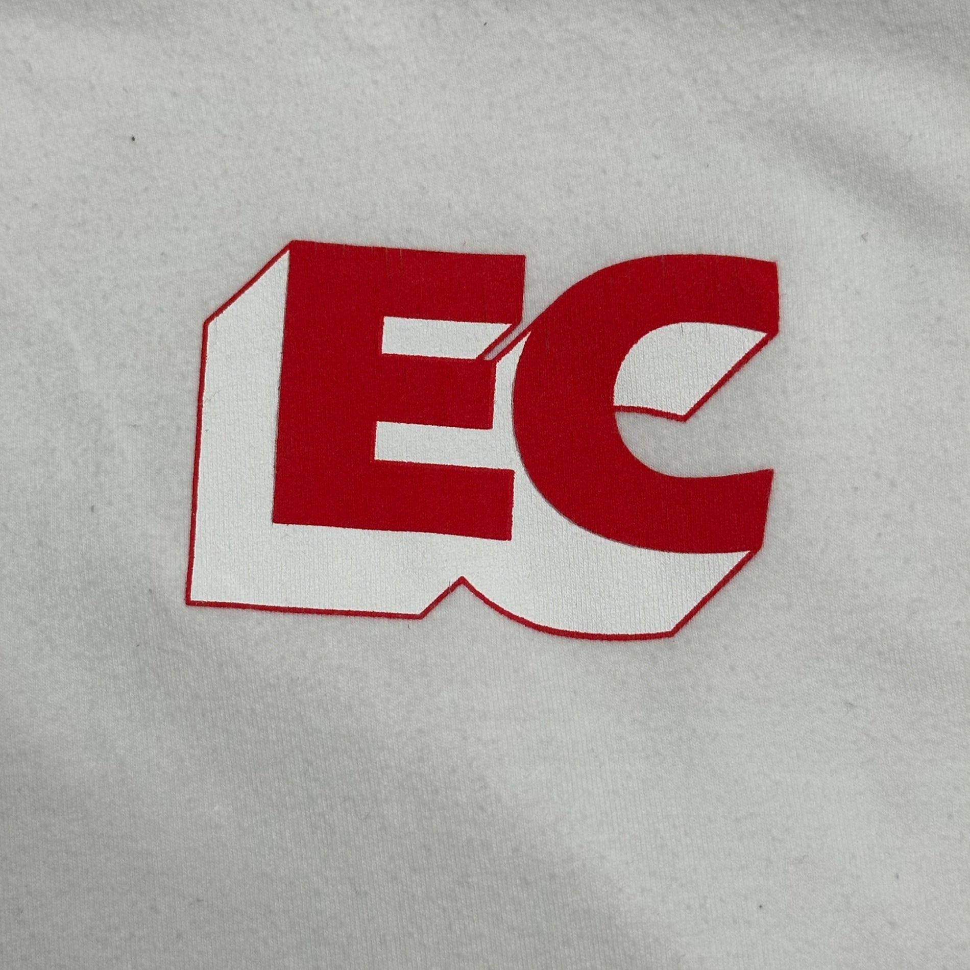 ELECTRIC COTTAGE(エレクトリックコテージ) Front Logo Graphic S/S T-Shirt フロント ロゴ グラフィック 半袖 Tシャツ M ホワイト×レッド×イエロー