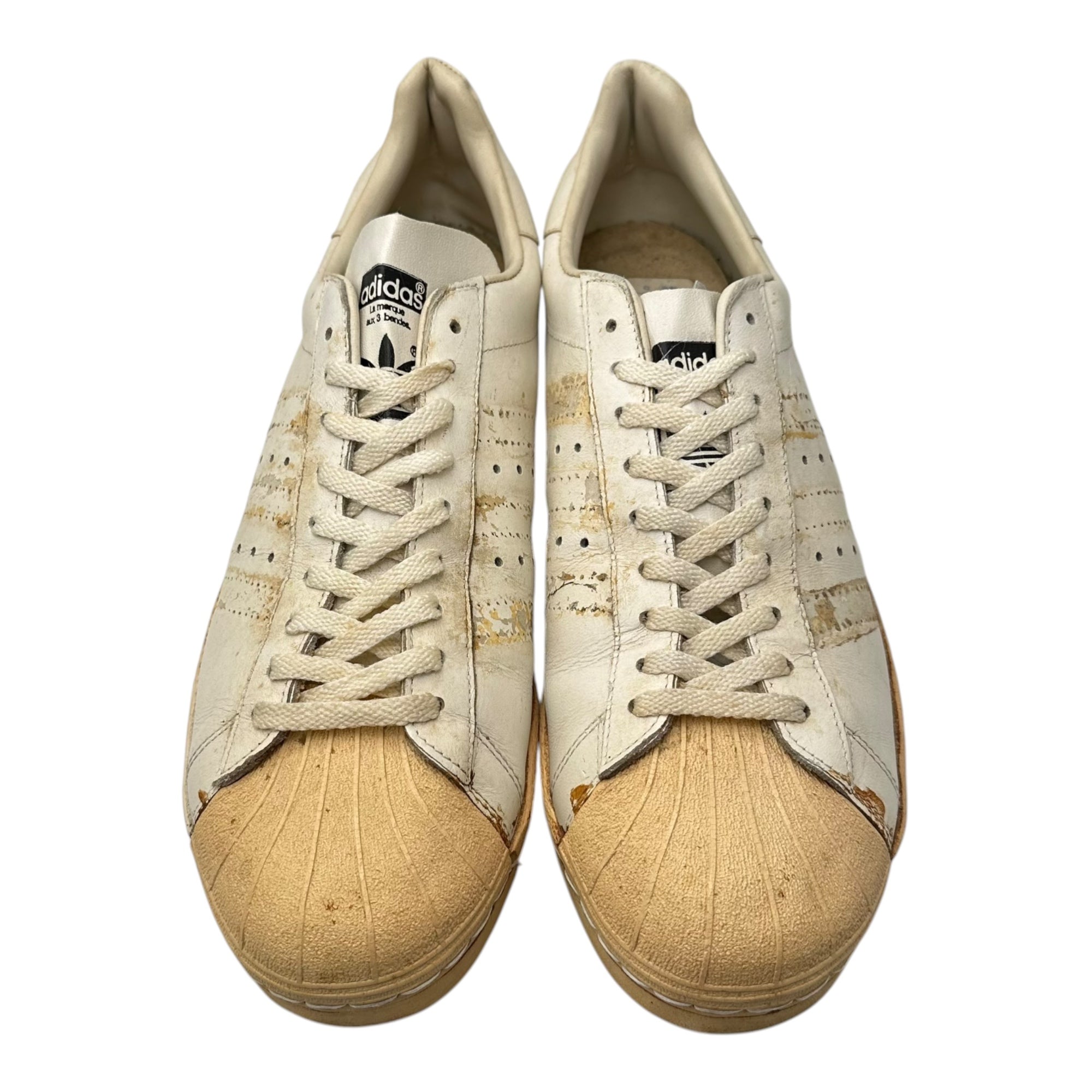 adidas(アディダス) 80's SUPER STAR Sneakers 80年代 スーパースター ローカット スニーカー　 12(30cm程度) ホワイト 稀少 フランス製
