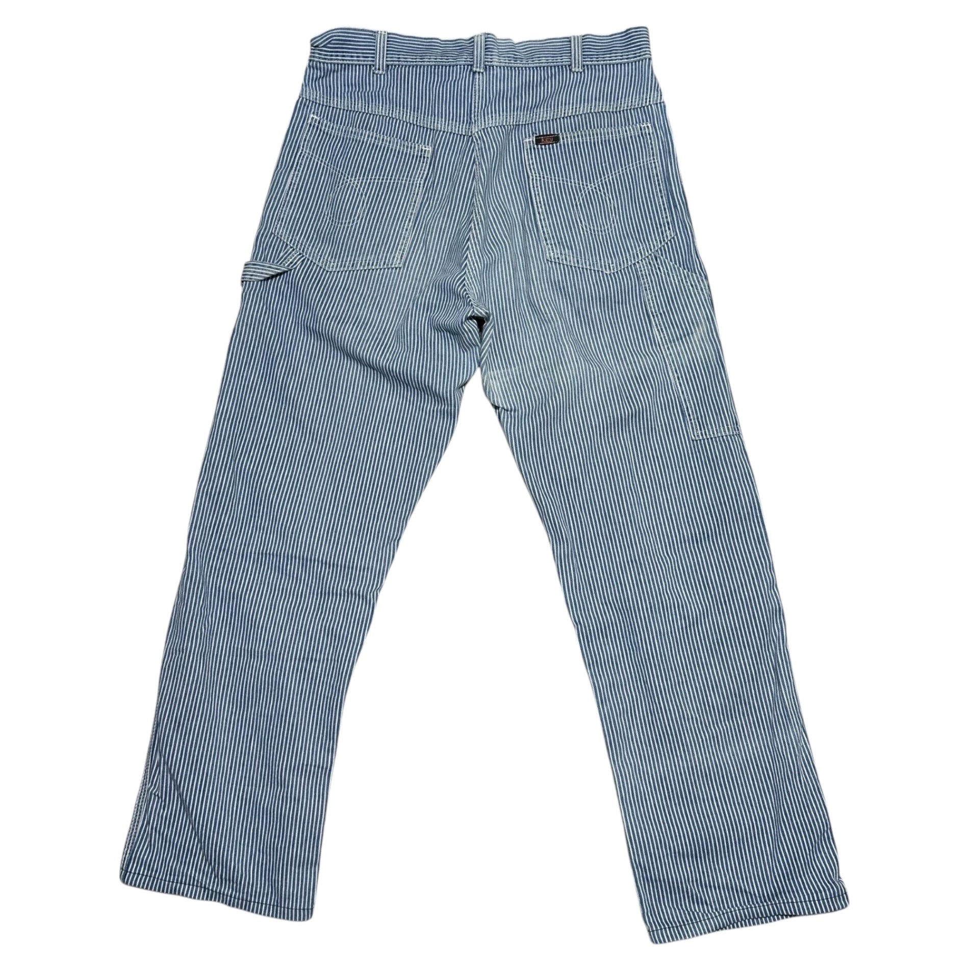 KEY(キー) 70's Hickory Painter Pants 70年代 ヒッコリー ペインター パンツ 記載消 インディゴ TALON42ジップ
