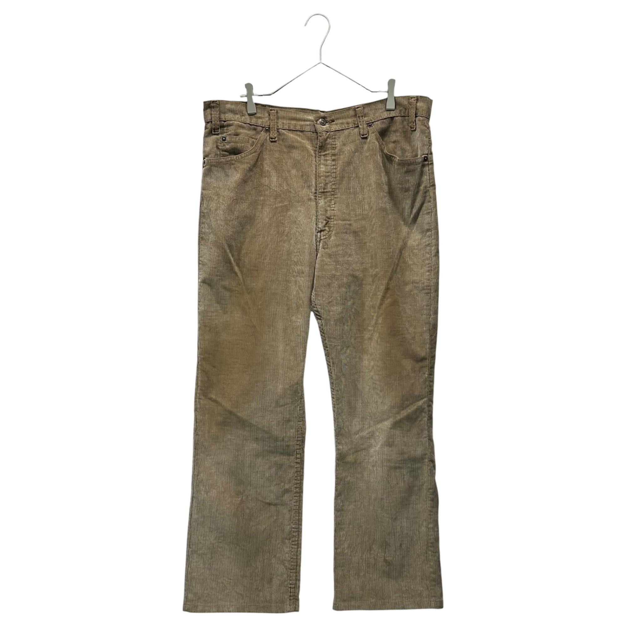 Levi's(リーバイス) 70's Corduroy Straight Pants 70年代 コーデュロイ ストレート パンツ ベージュ TALON42ジッパー