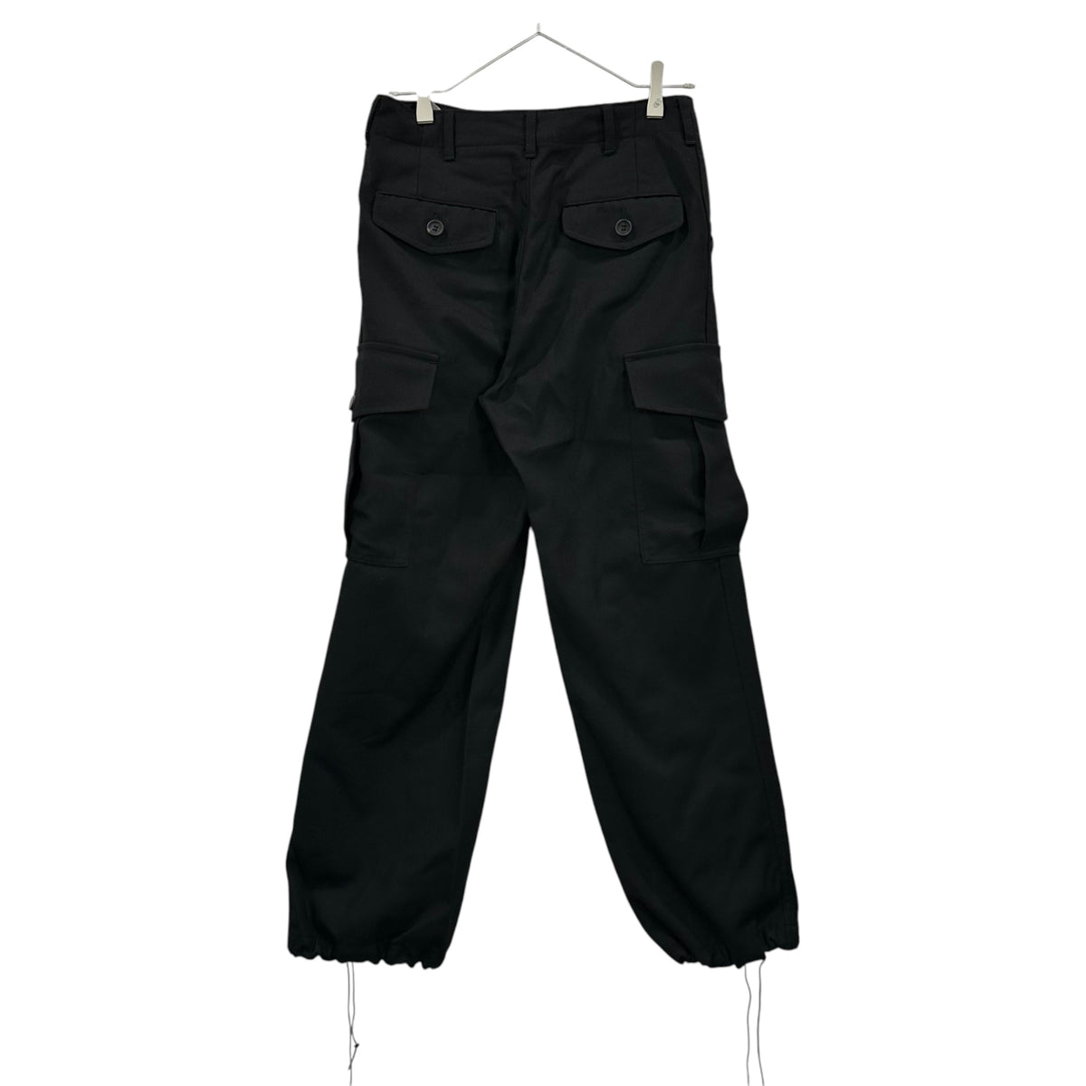 JUNYA WATANABE COMME des GARCONS(ジュンヤワタナベコムデギャルソン) 2003AW Wool Parachute Cargo Pants ウール パラシュート カーゴ パンツ JK-P032 S ブラック AD2003