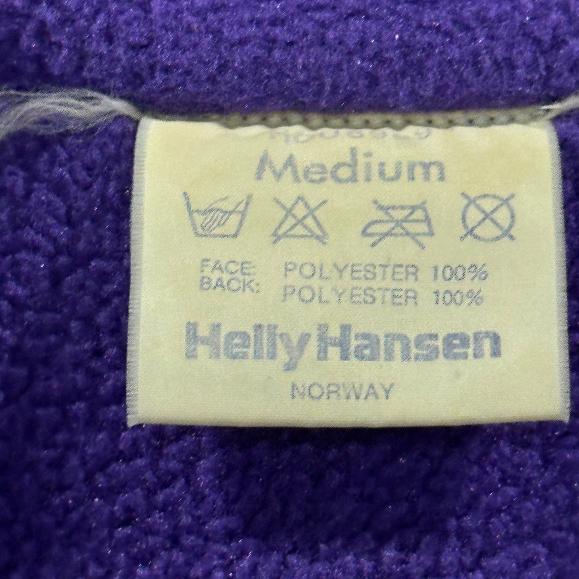 HELLY HANSEN(ヘリーハンセン) 80's Fleece-lined nylon jacket 80年代 内 フリース ナイロン ジャケット HOU6969 M オレンジ×パープル