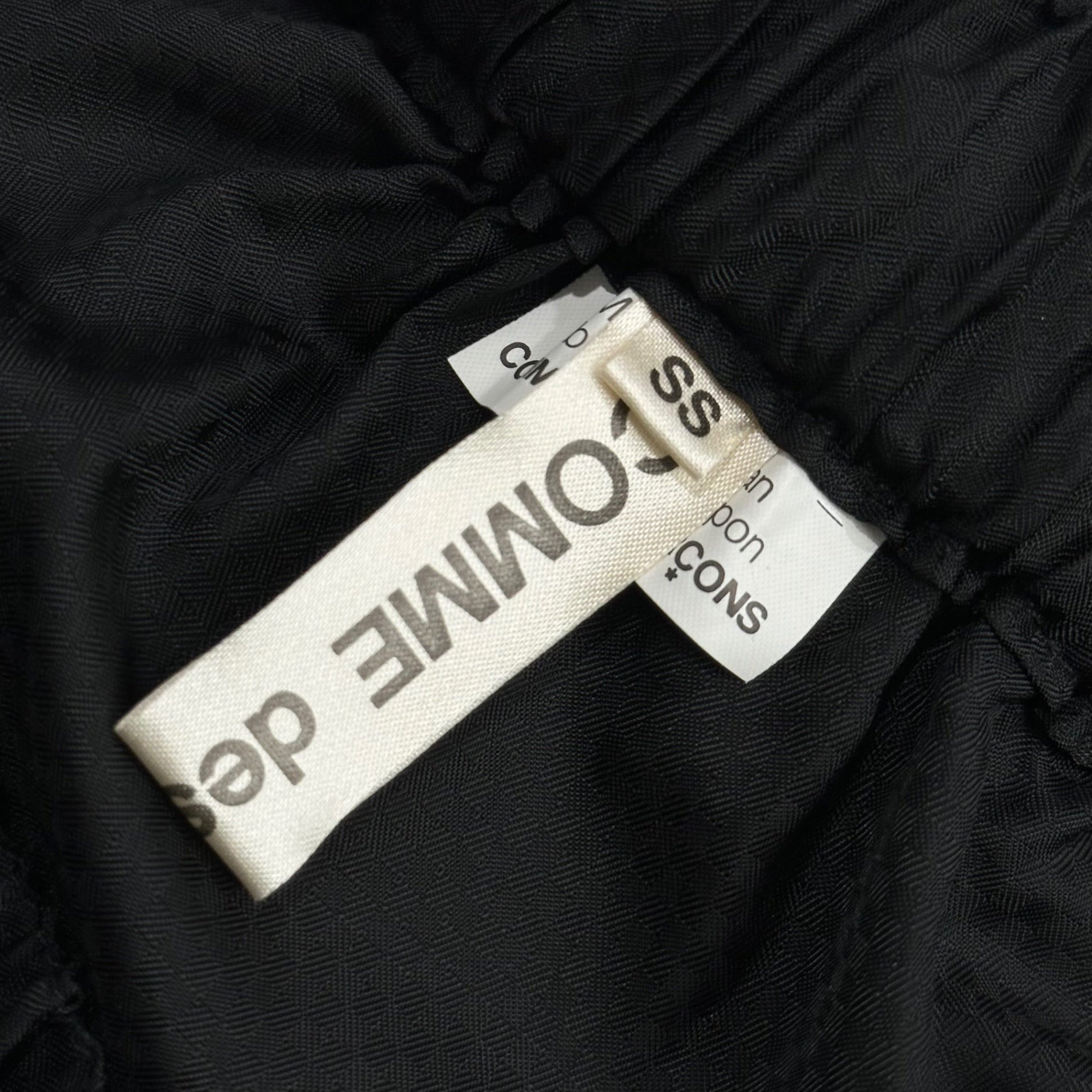 COMME des GARCONS(コムデギャルソン) 2008SS Cupra Check Easy Skirt キュプラ チェック イージー スカート GA-S045 SS ブラック AD2007