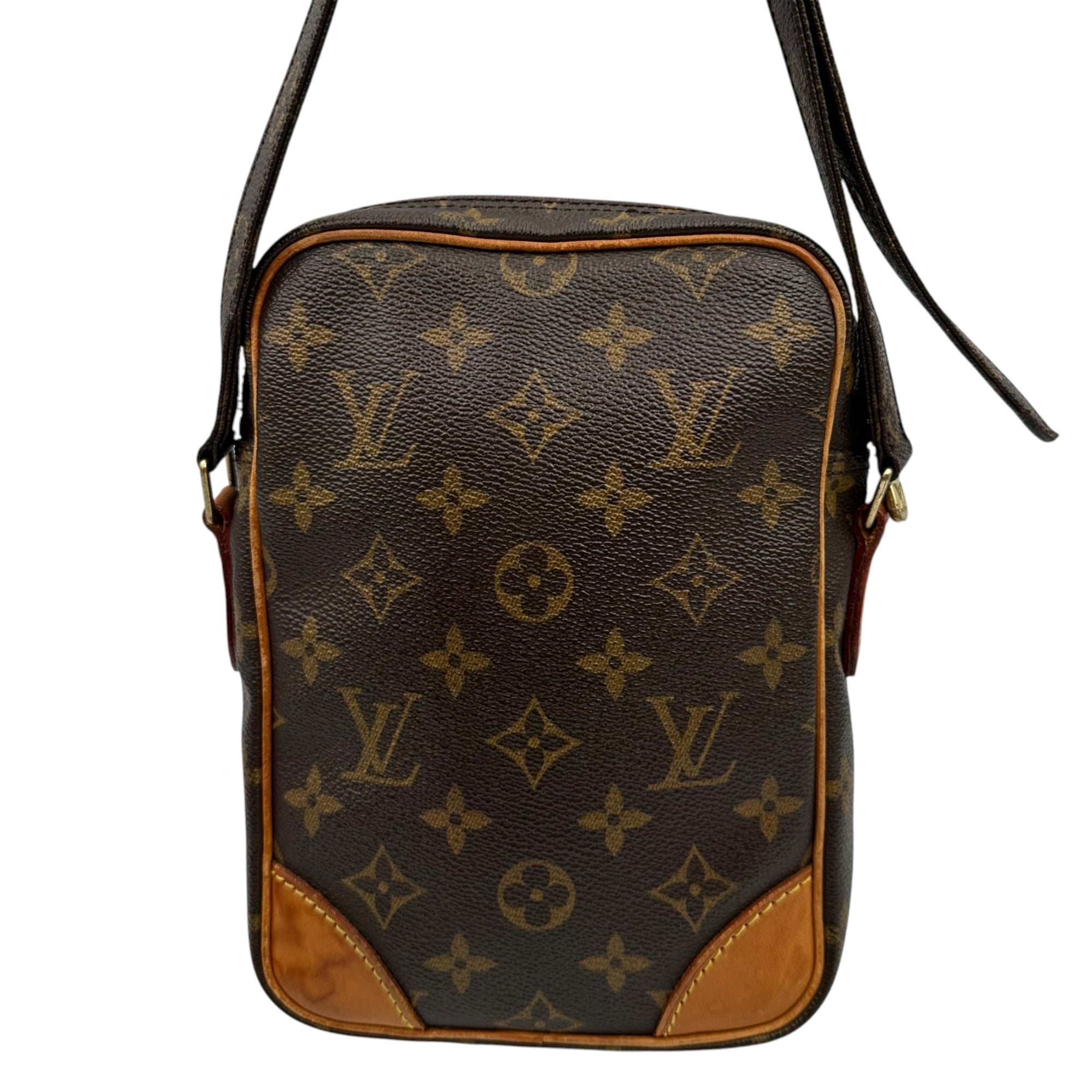 LOUIS VUITTON(ルイヴィトン) 2000's Amazon Monogram Shoulder Pouch アマゾン モノグラム ショルダー ポーチ バッグ M45236 ブラウン 製造番号：AR0090