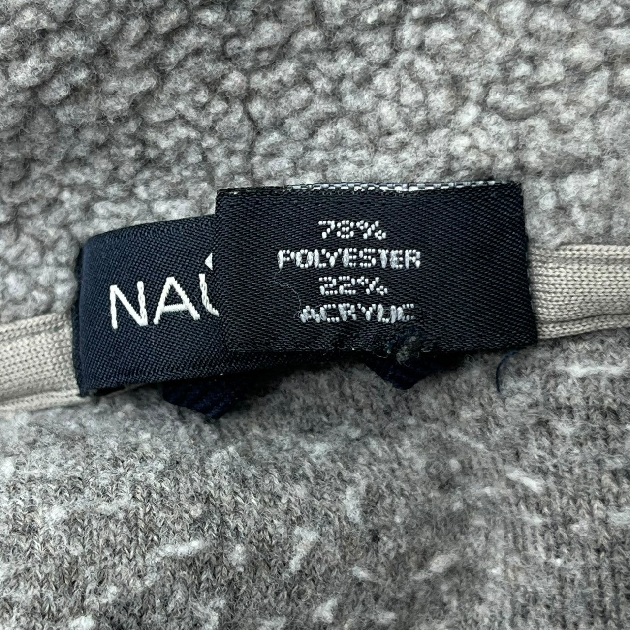 NAUTICA(ノーティカ) ~00's USA made half zip fleece jacket ハーフジップ フリース ジャケット XXL グレー ～00年代 USA製