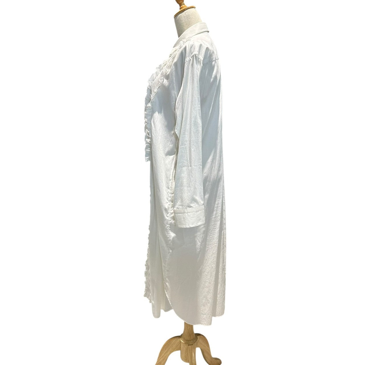 TAO(タオ) 23SS Frill Shirt Dress フリル シャツ ワンピース TK-O009