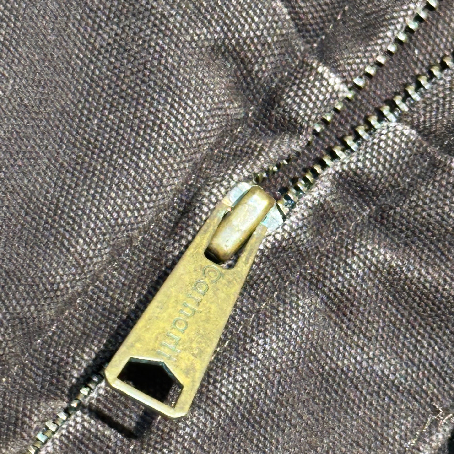 carhartt(カーハート) DOC WARNER'S Duck Fabric Fleece-Lined Work Vest ダック地 裏ボア ワークベスト V33 DK8 XL ブラウン