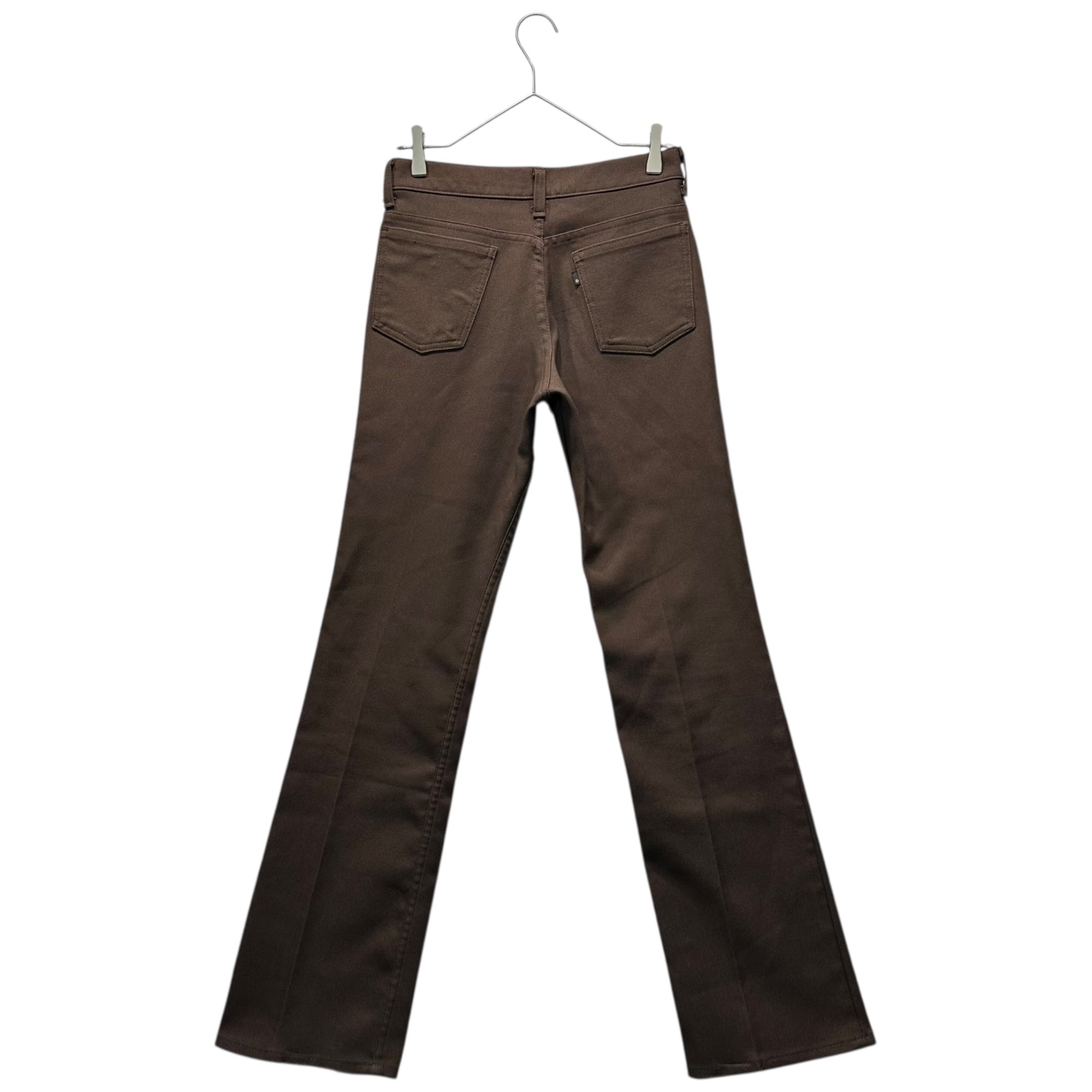Levi's(リーバイス) 80’s 517 USA made 42 TALON STA-PREST Boot Cut Pants スタプレ ブーツ カット パンツ 10517-6128 W29 L33 ブラウン 80年代 ヴィンテージ スラックス