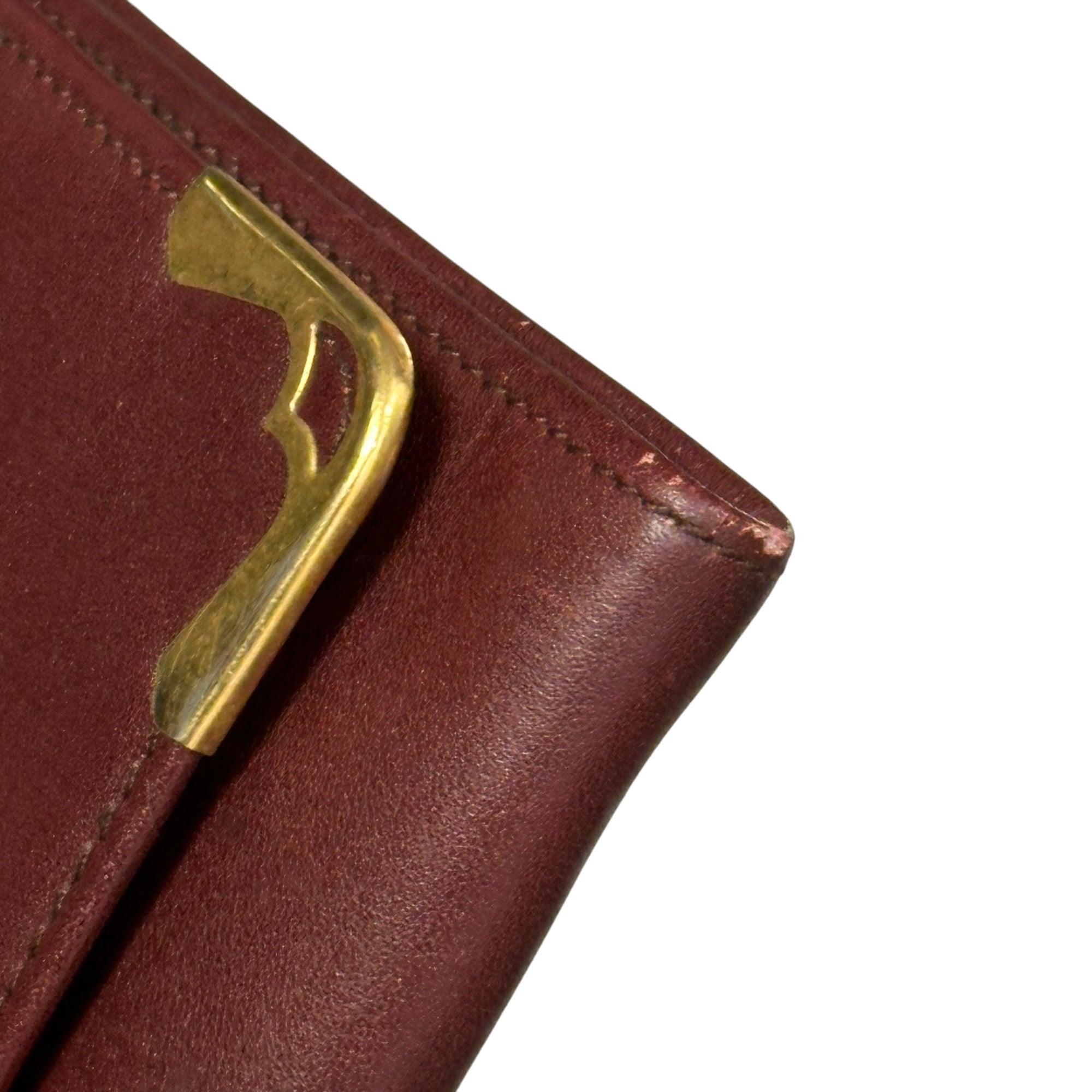 Cartier(カルティエ) Must de Cartier clutch bag マストライン クラッチ バッグ ボルドー