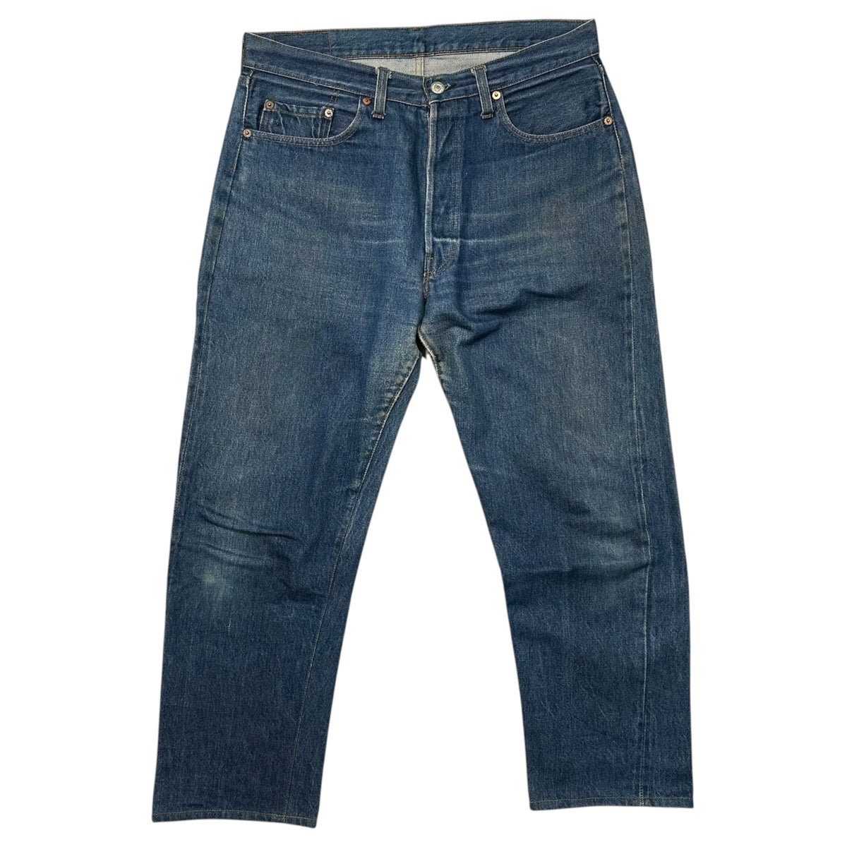 Levi's(リーバイス) 1980’s 80’s 501 late 66 Vintage Denim Pants 66後期 ヴィンテージ デニム パンツ W35(実寸約88cm) インディゴ 80年5月製造 6刻印 セルビッチ ヴィンテージ 収縮8％