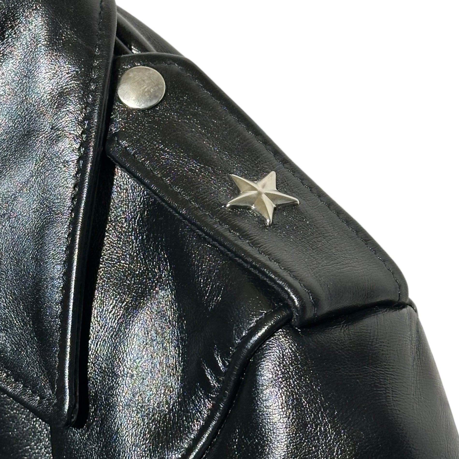 SCHOTT(ショット) 613UHT HORSEHIDE ONESTAR TALL ホースハイド ワンスター トール ダブル ライダース ジャケット 7823950087 42 TALL ブラック レザー 馬革